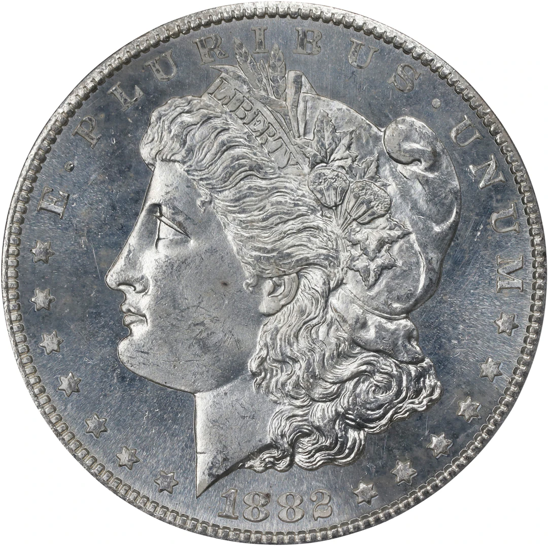 UNITED STATES OF AMERICA. "Morgan" Dollar, 1882-S. San Francisco Mint.