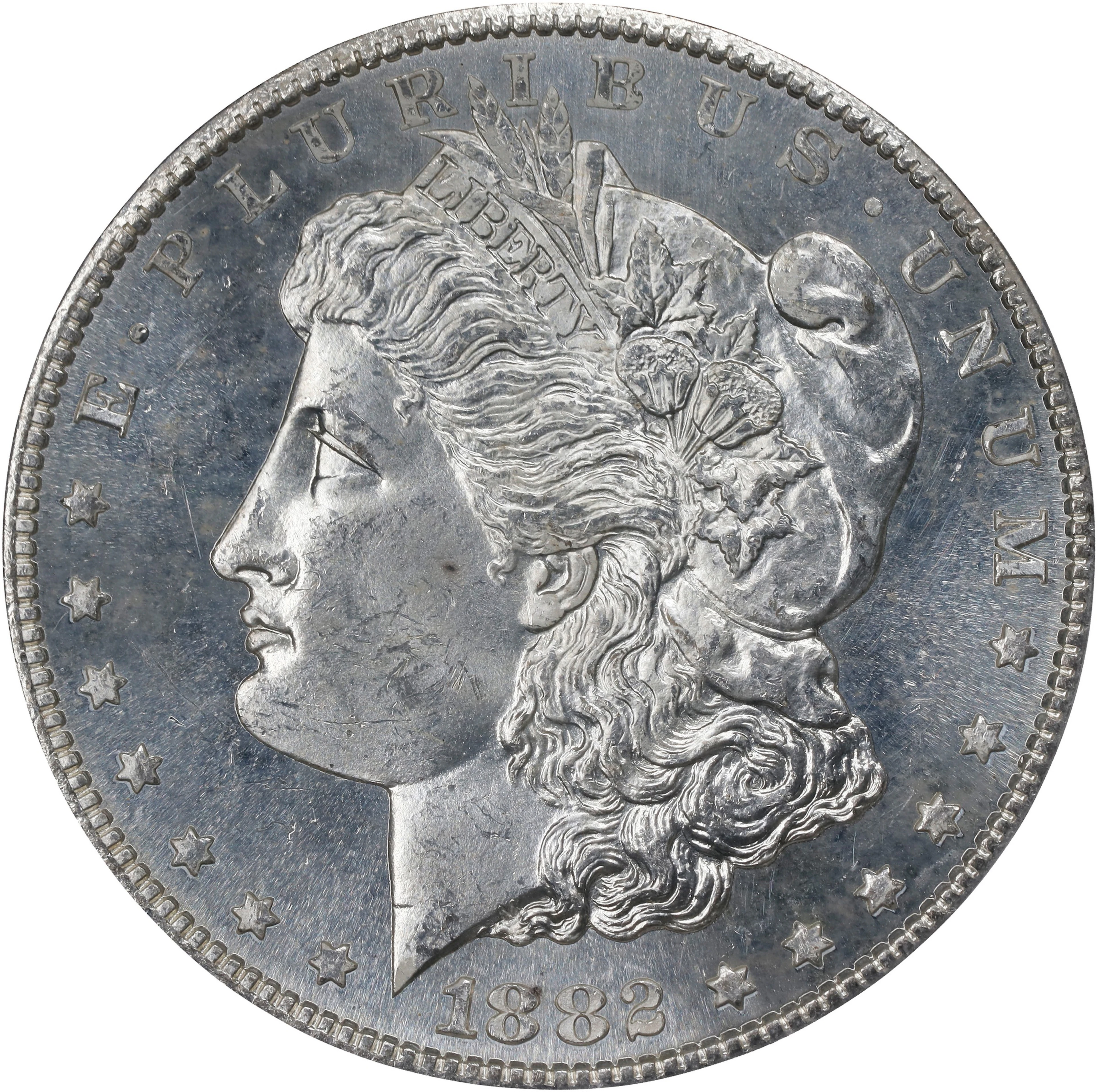 UNITED STATES OF AMERICA. "Morgan" Dollar, 1882-S. San Francisco Mint.