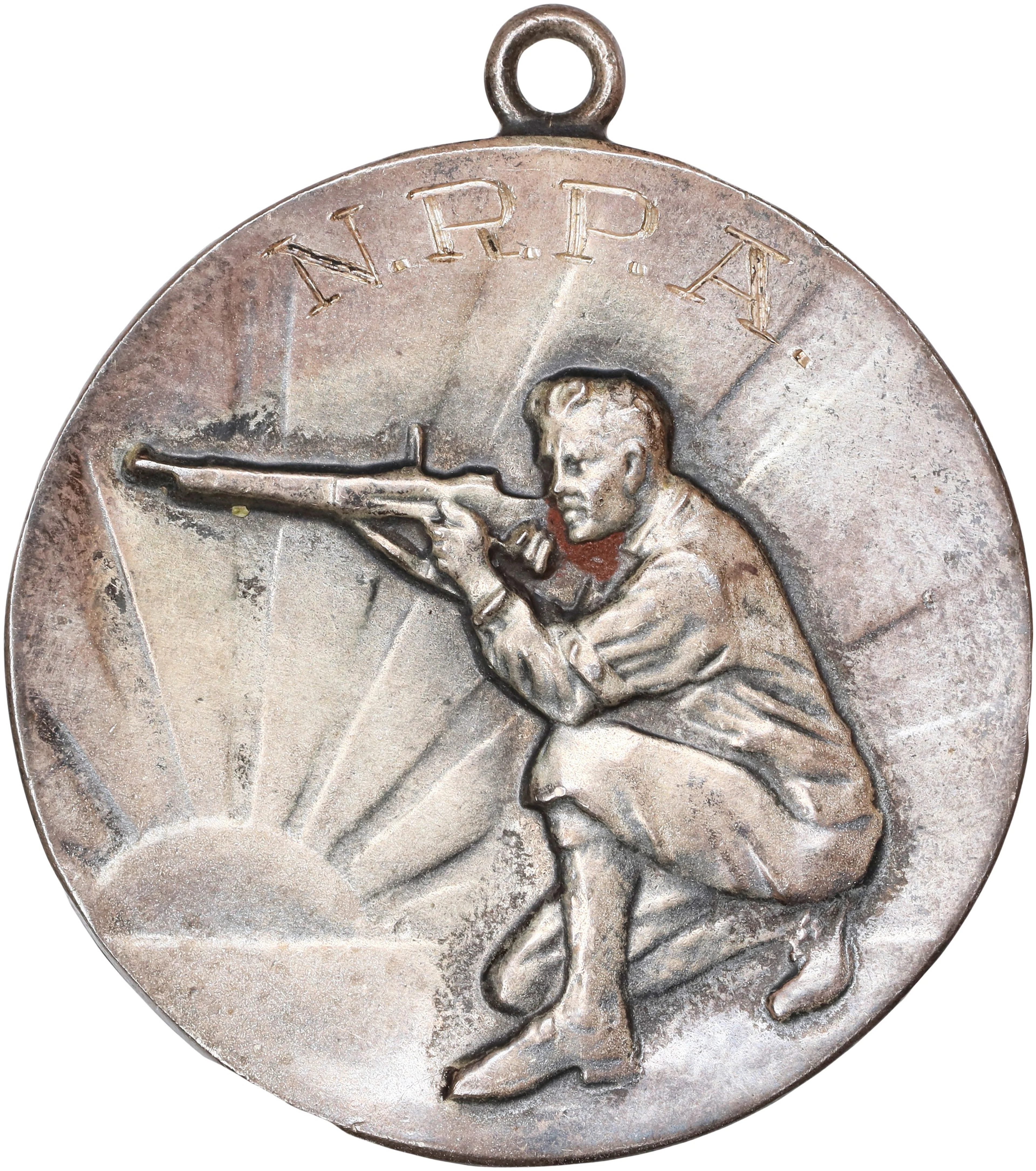 PHILIPPINES. Second Place Shooting Silver Medal, 1936. ABOUT UNCIRCULATED.
