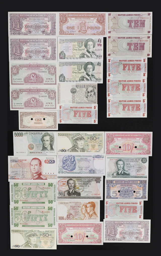 MIXED LOTS. Lot of (30). Mixed Banks. Mixed Denominations, Mixed Dates.