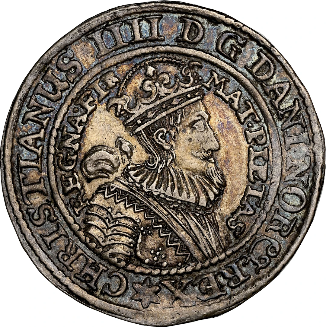 NORWAY. 1/2 Speciedaler, 1635. Christiania mint. Christian IV. NGC AU-53.