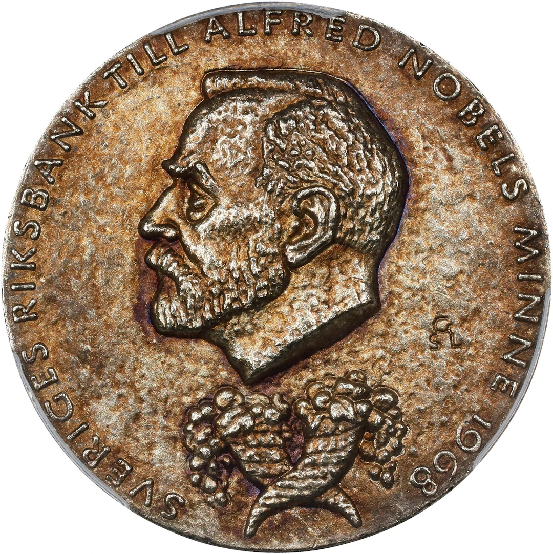 SWEDEN. Nobel Nominating Committee for Economics Gilt-Silver Medal