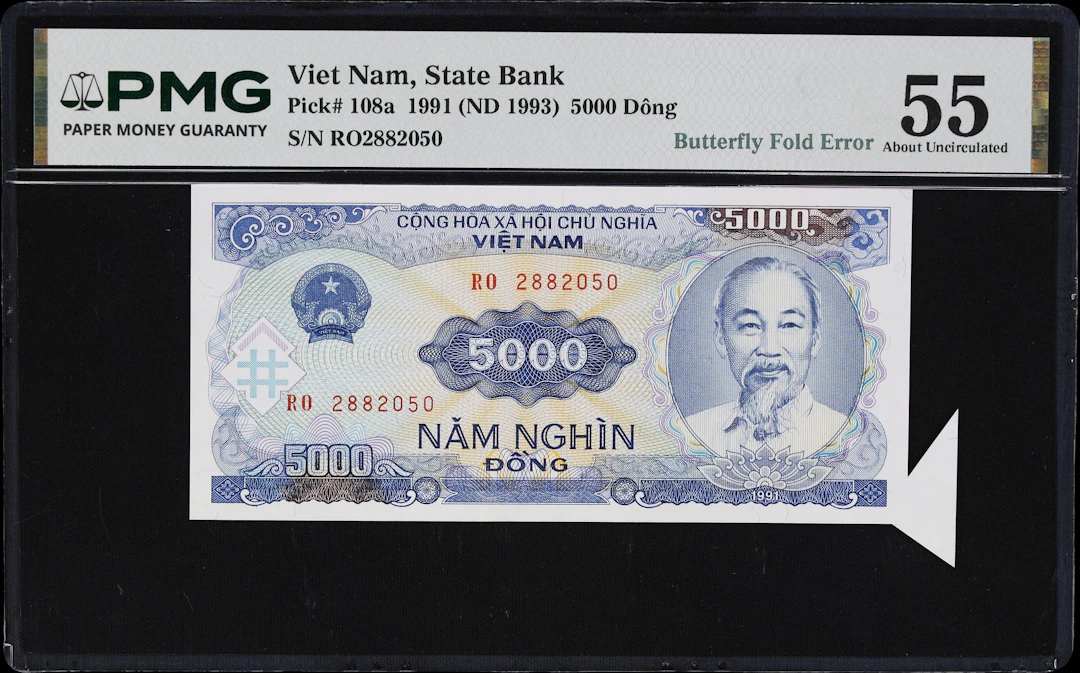 VIETNAM. State Bank of Vietnam. 5000 Dong, 1991 (ND 1993). P-108a.