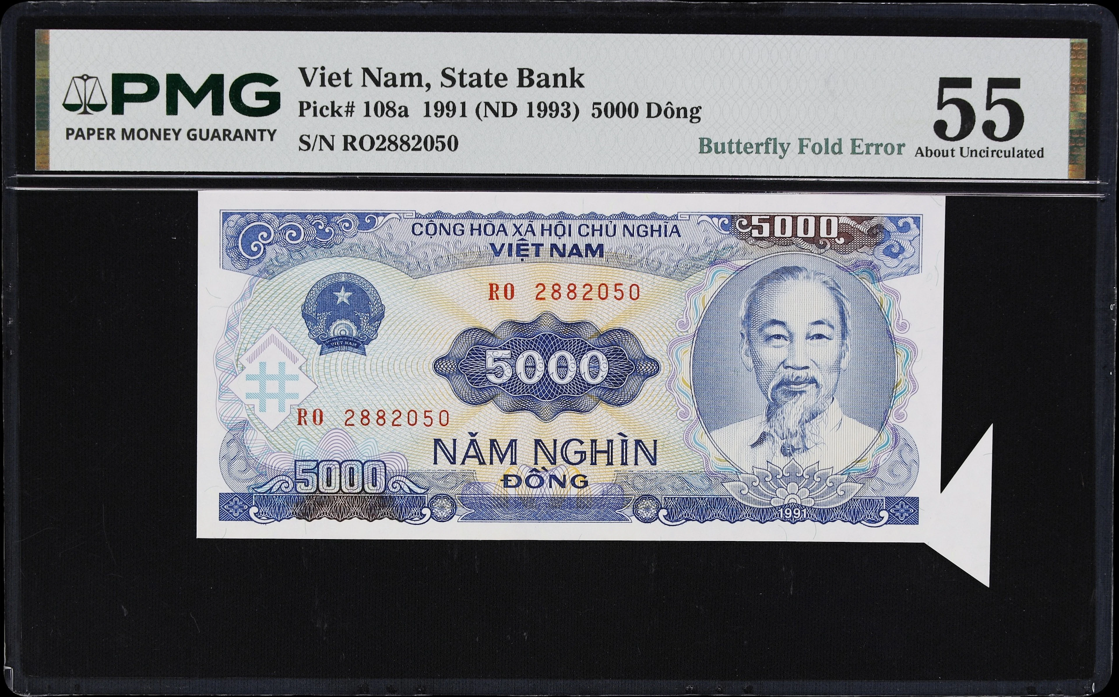 VIETNAM. State Bank of Vietnam. 5000 Dong, 1991 (ND 1993). P-108a.