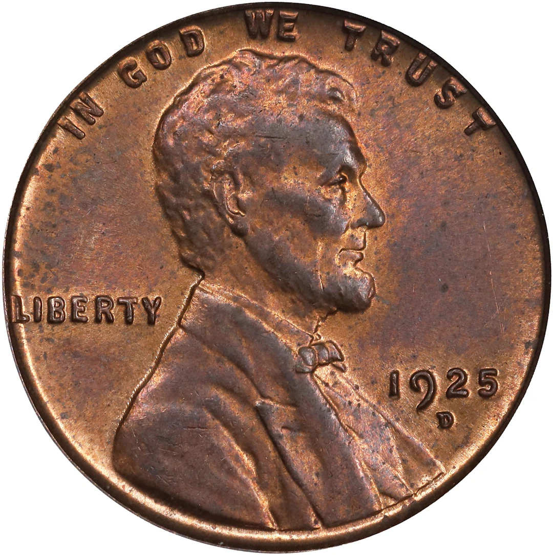 1925-D Lincoln Cent. MS-64 RB (PCGS). CAC. OGH Generation 3.1.