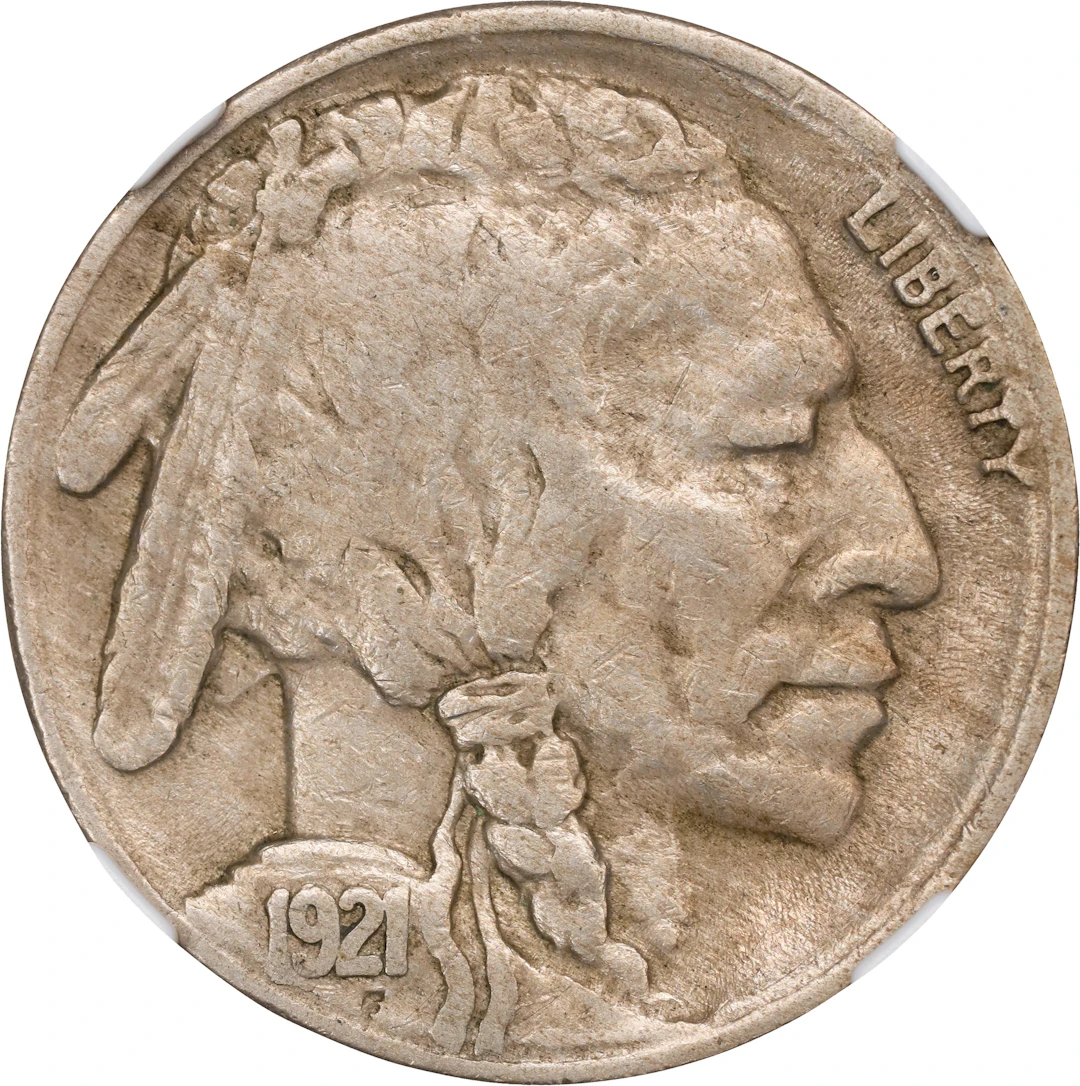 1921-S Buffalo Nickel. EF-45 (NGC).