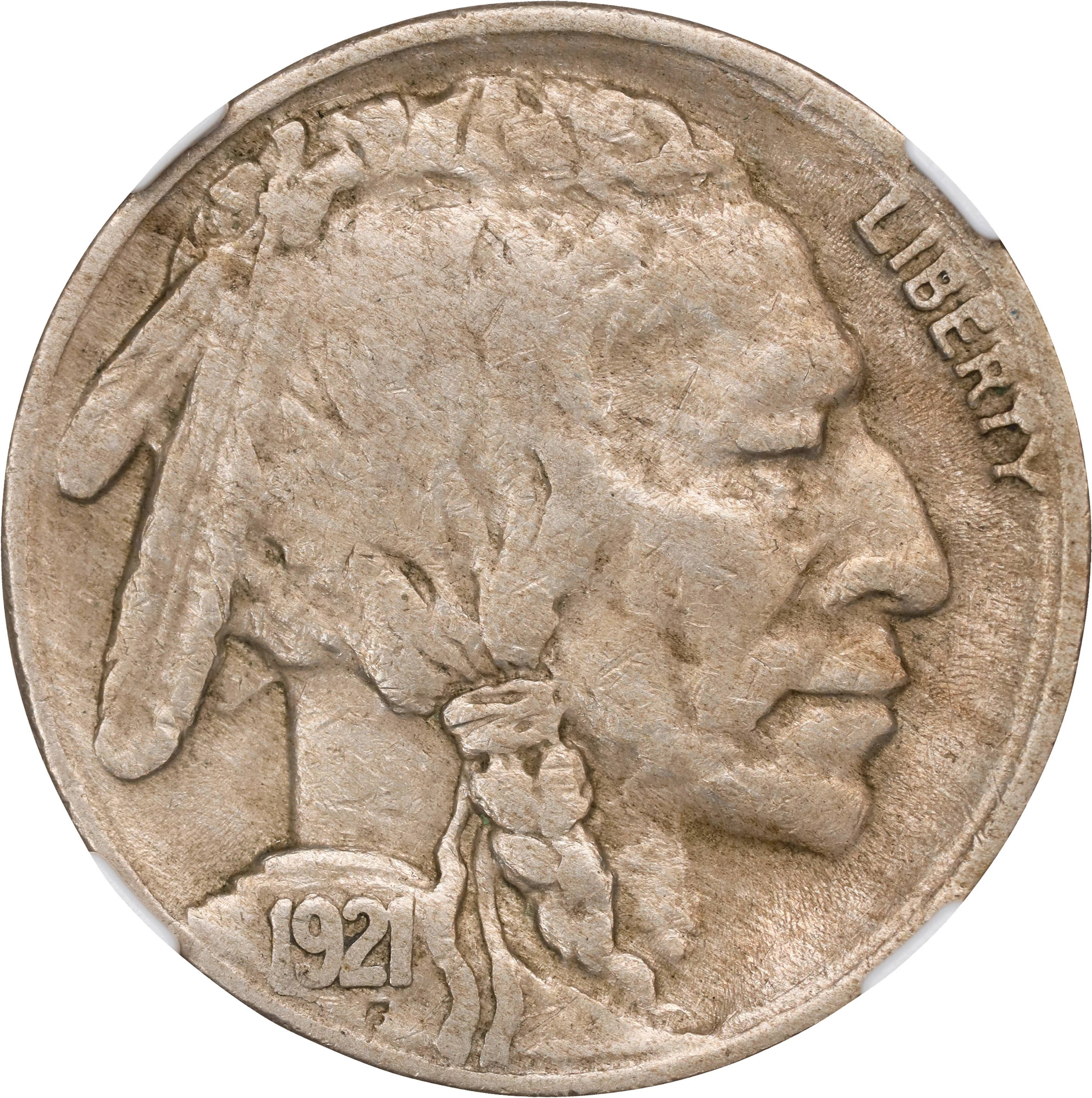 1921-S Buffalo Nickel. EF-45 (NGC).