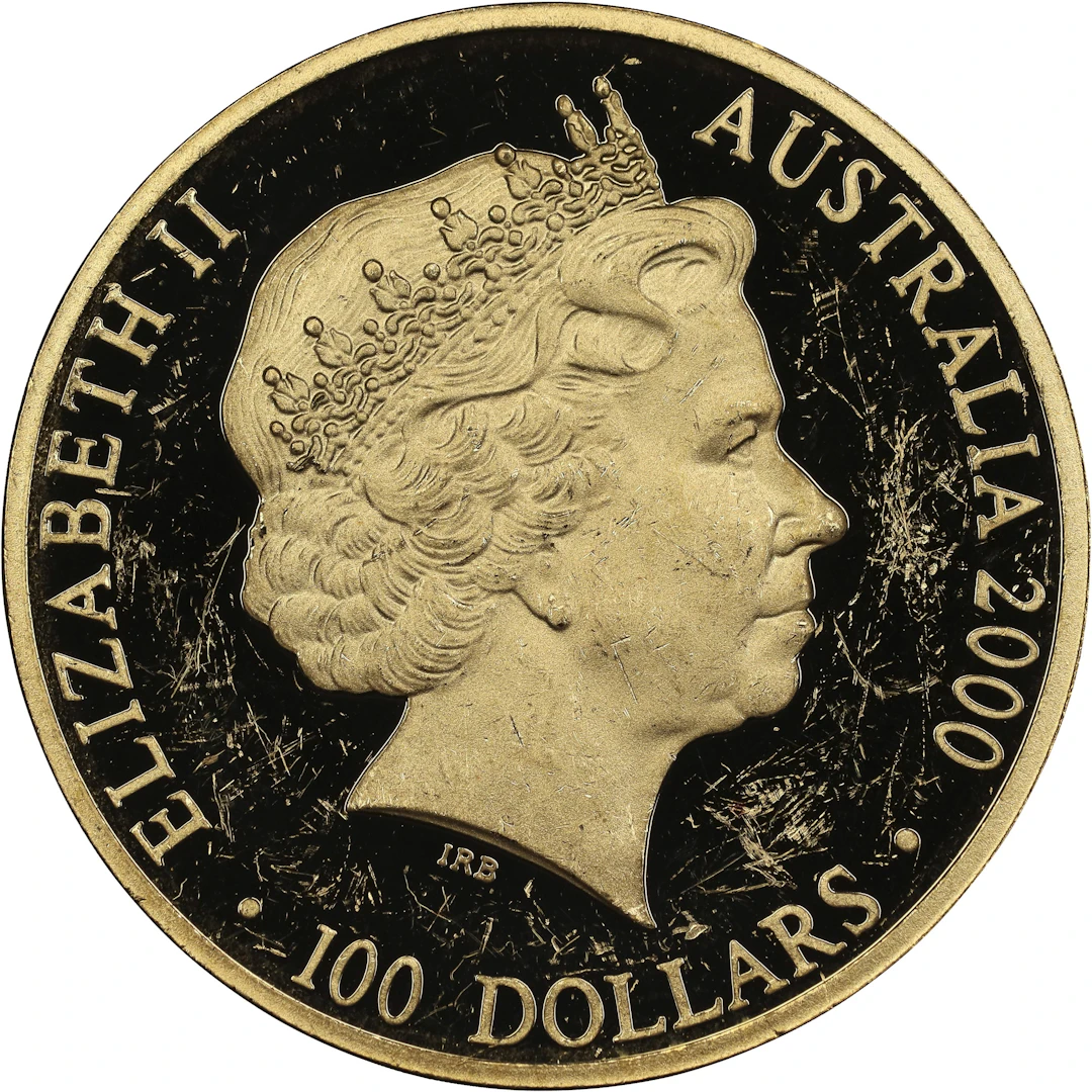 (0.321 oz, 9.984 g AGW). Australia. 2000 Sydney Summer Olympics Gold
