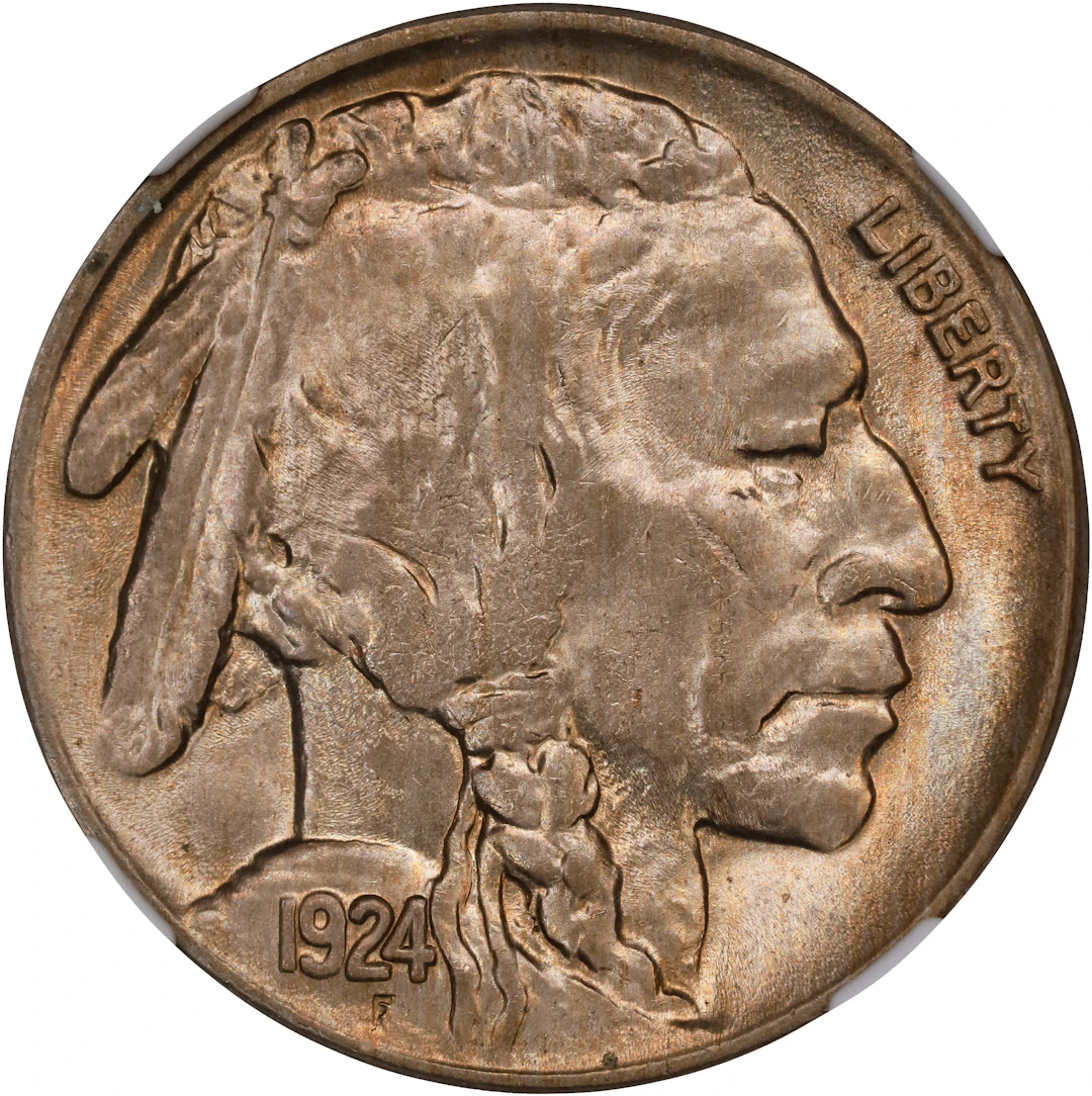 1924 Buffalo Nickel. MS-64 (NGC).
