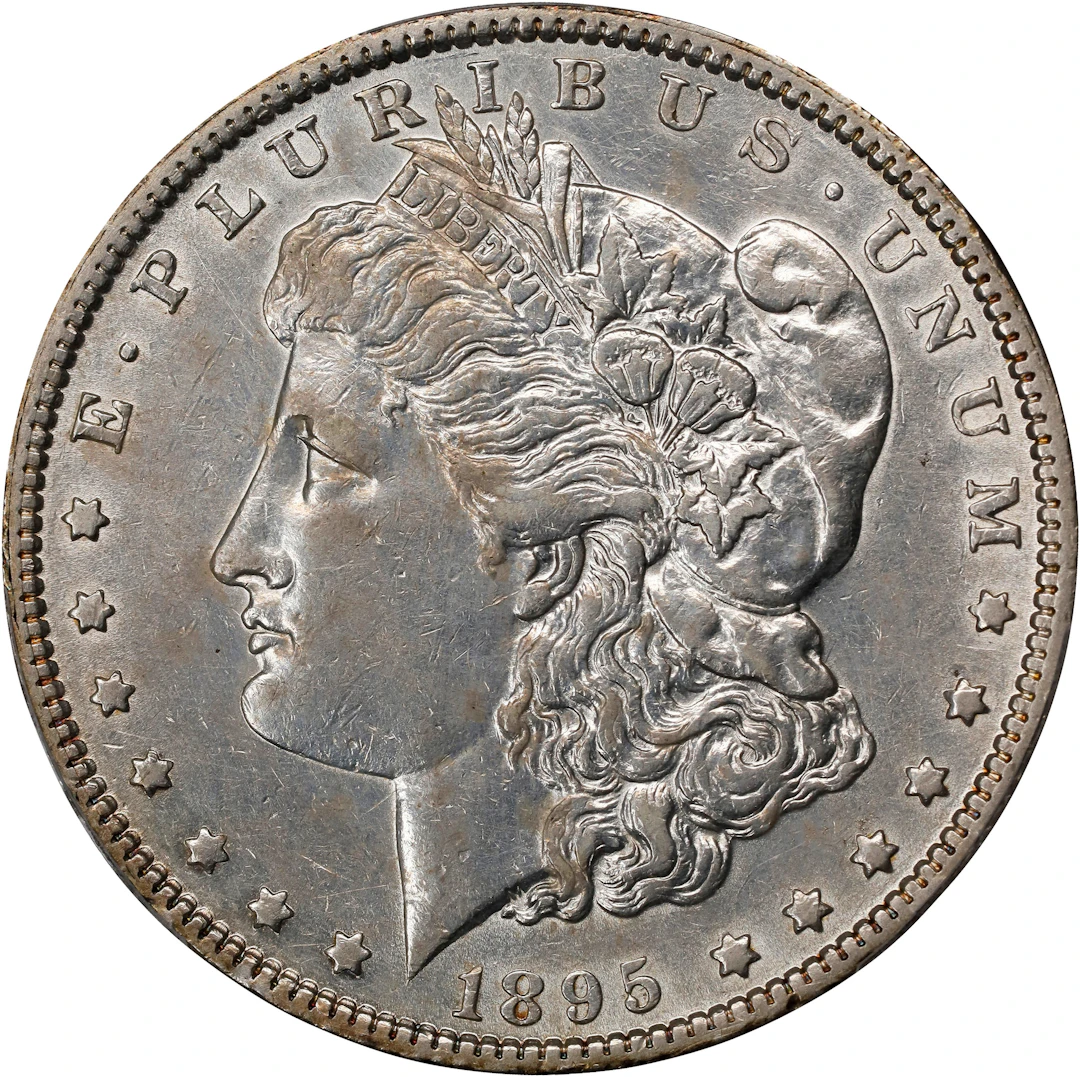 1895-O Morgan Silver Dollar. AU Details--Cleaned (PCGS).