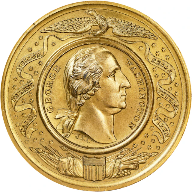 1859 Non Nobis Solum Medal. By George Hampden Lovett. Musante GW-309