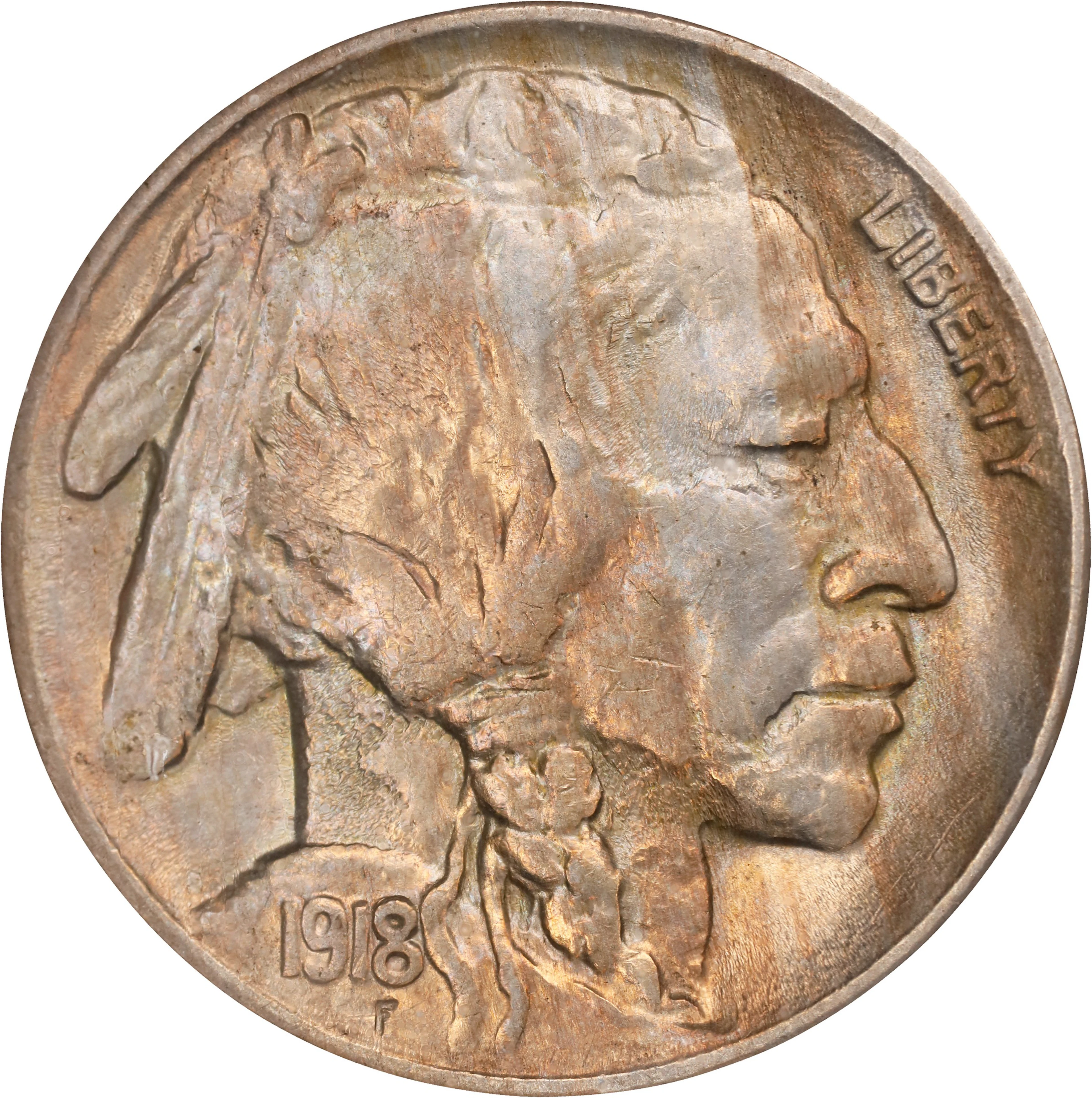 1918 Buffalo Nickel. MS-63 (NGC).