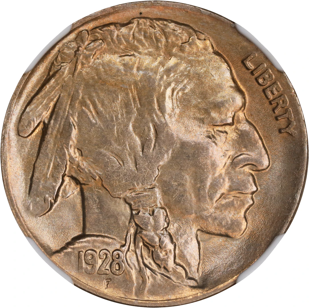 1928-D Buffalo Nickel. MS-65 (NGC).