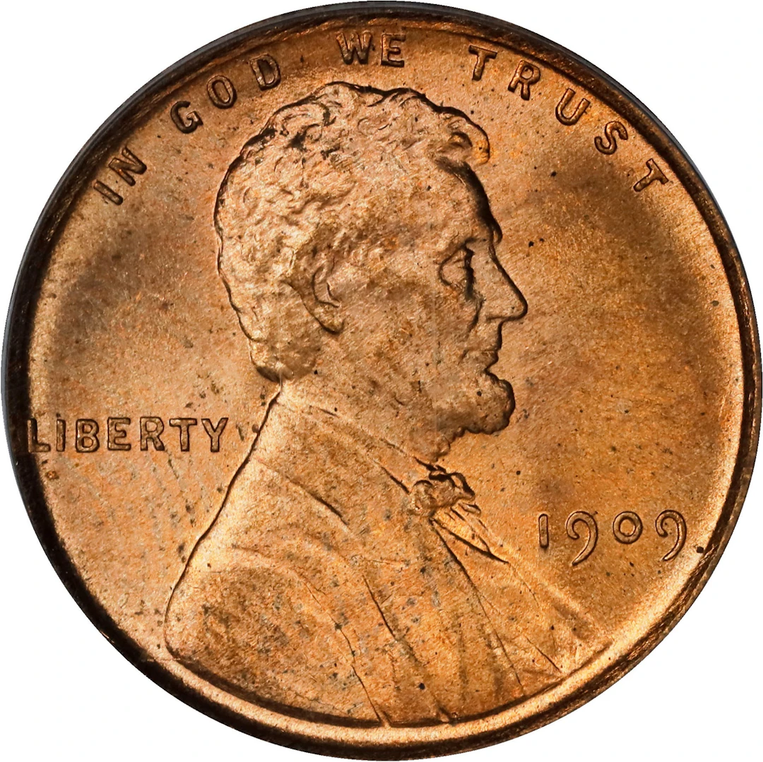 1909 Lincoln Cent. V.D.B. MS-65 RD (PCGS). CAC. OGH Generation 3.1.