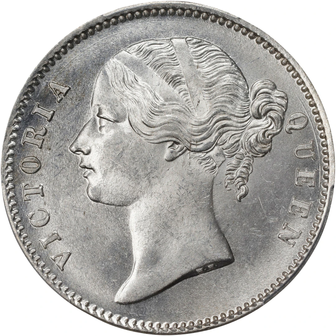 INDIA. British East India Company. Rupee, 1840-(B&C). Bombay or Calcutta