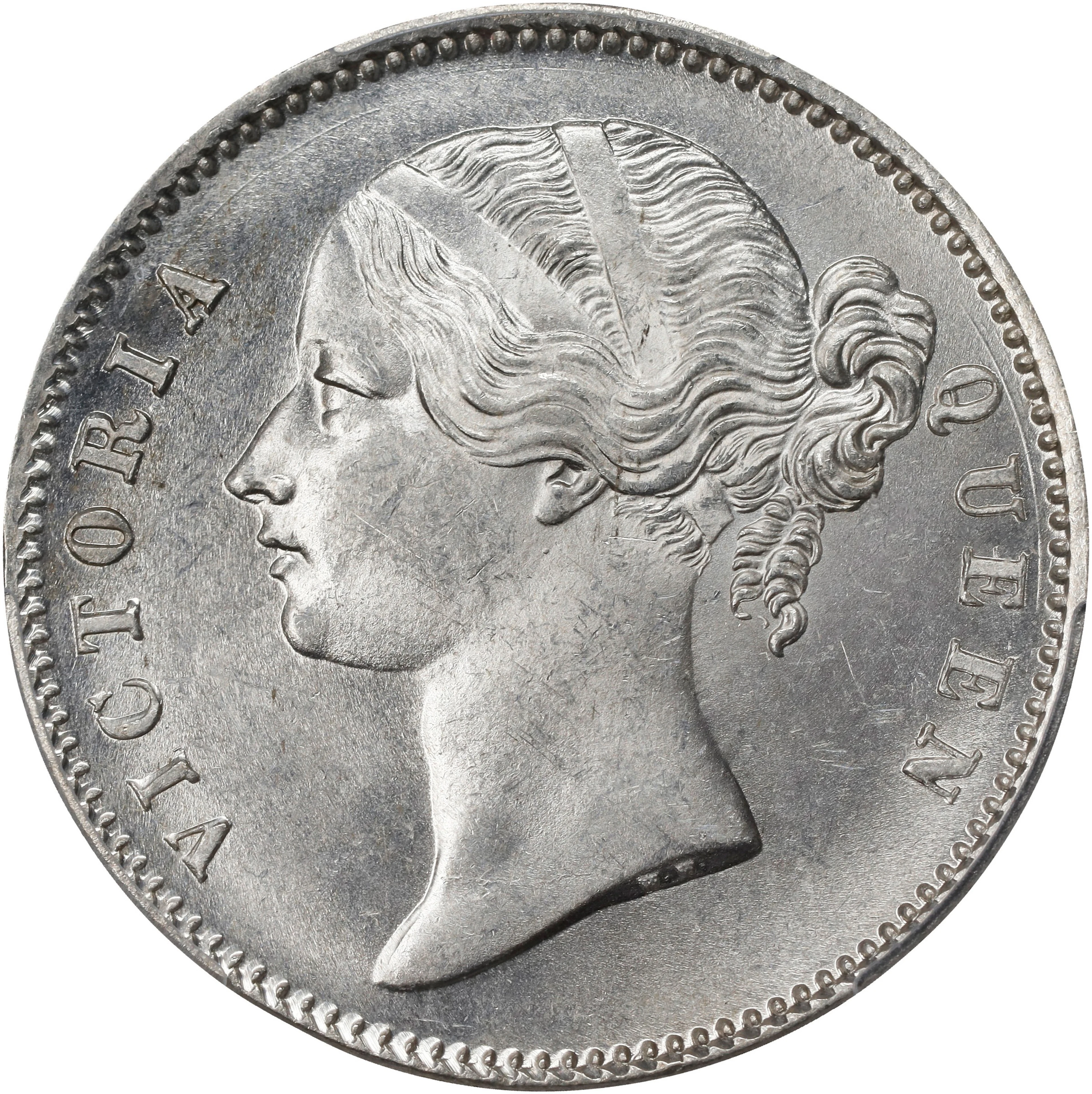 INDIA. British East India Company. Rupee, 1840-(B&C). Bombay or Calcutta