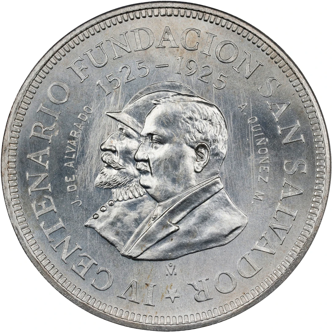 EL SALVADOR. Colon, 1925-Mo. Mexico City Mint. PCGS MS-63.