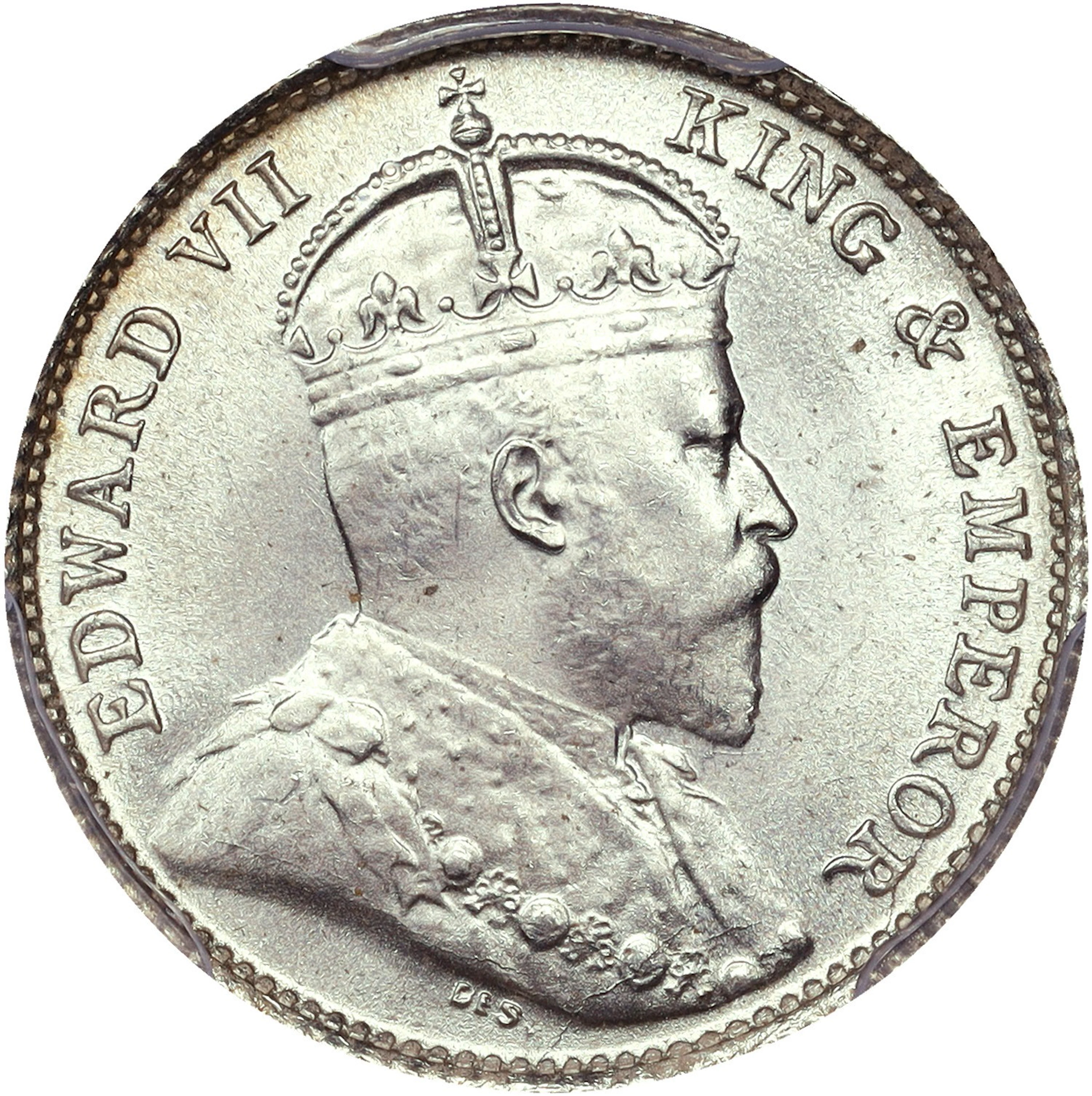 (t) HONG KONG (SAR). 5 Cents, 1903. London Mint. Edward VII. PCGS MS-66.