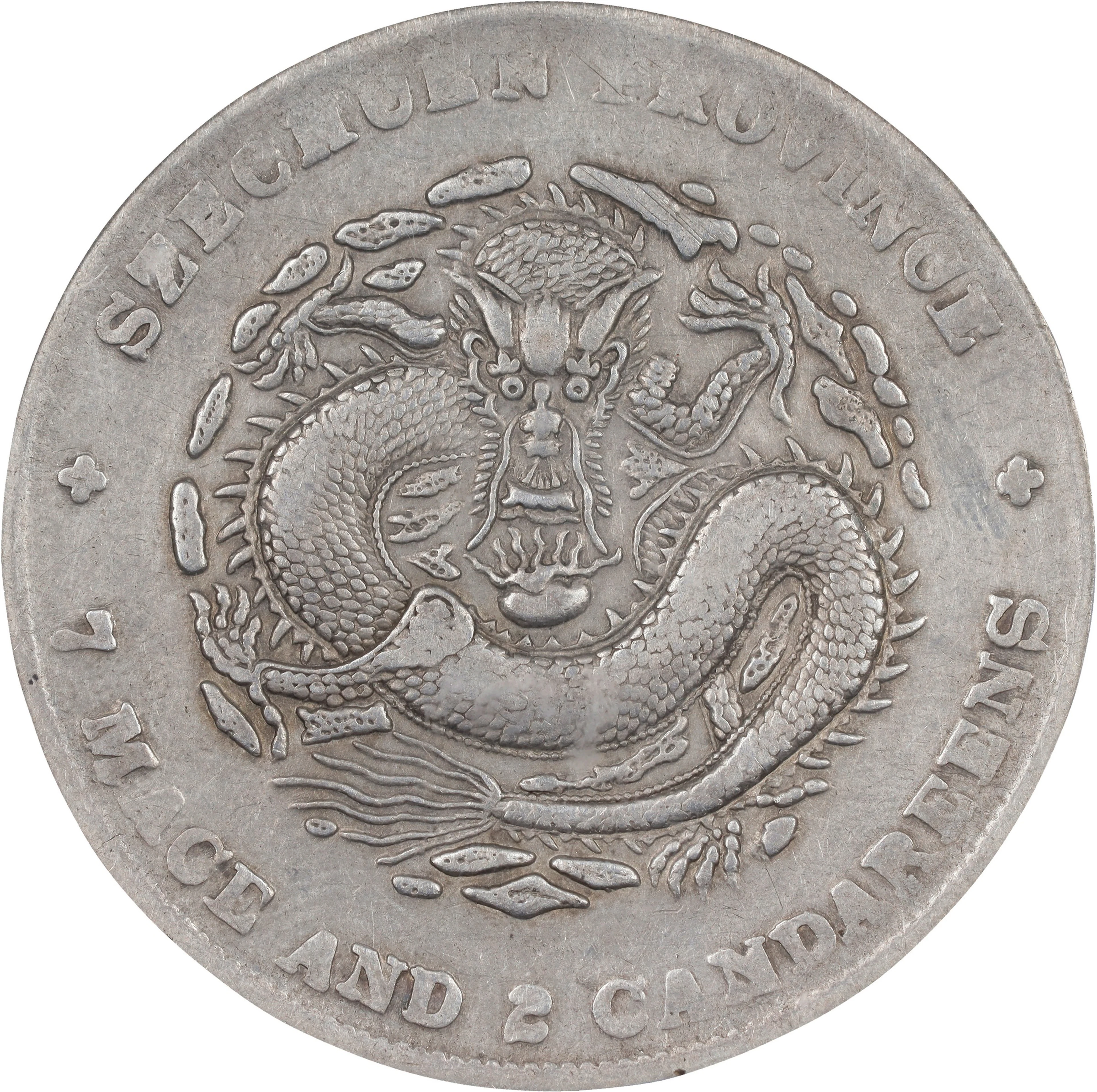 (t) CHINA. Szechuan. 7 Mace 2 Candareens (Dollar), ND (1901-08). Chengdu