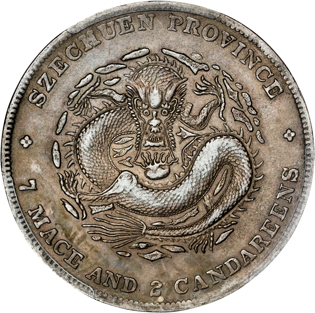 (t) CHINA. Szechuan. 7 Mace 2 Candareens (Dollar), ND (1909-11). Chengdu