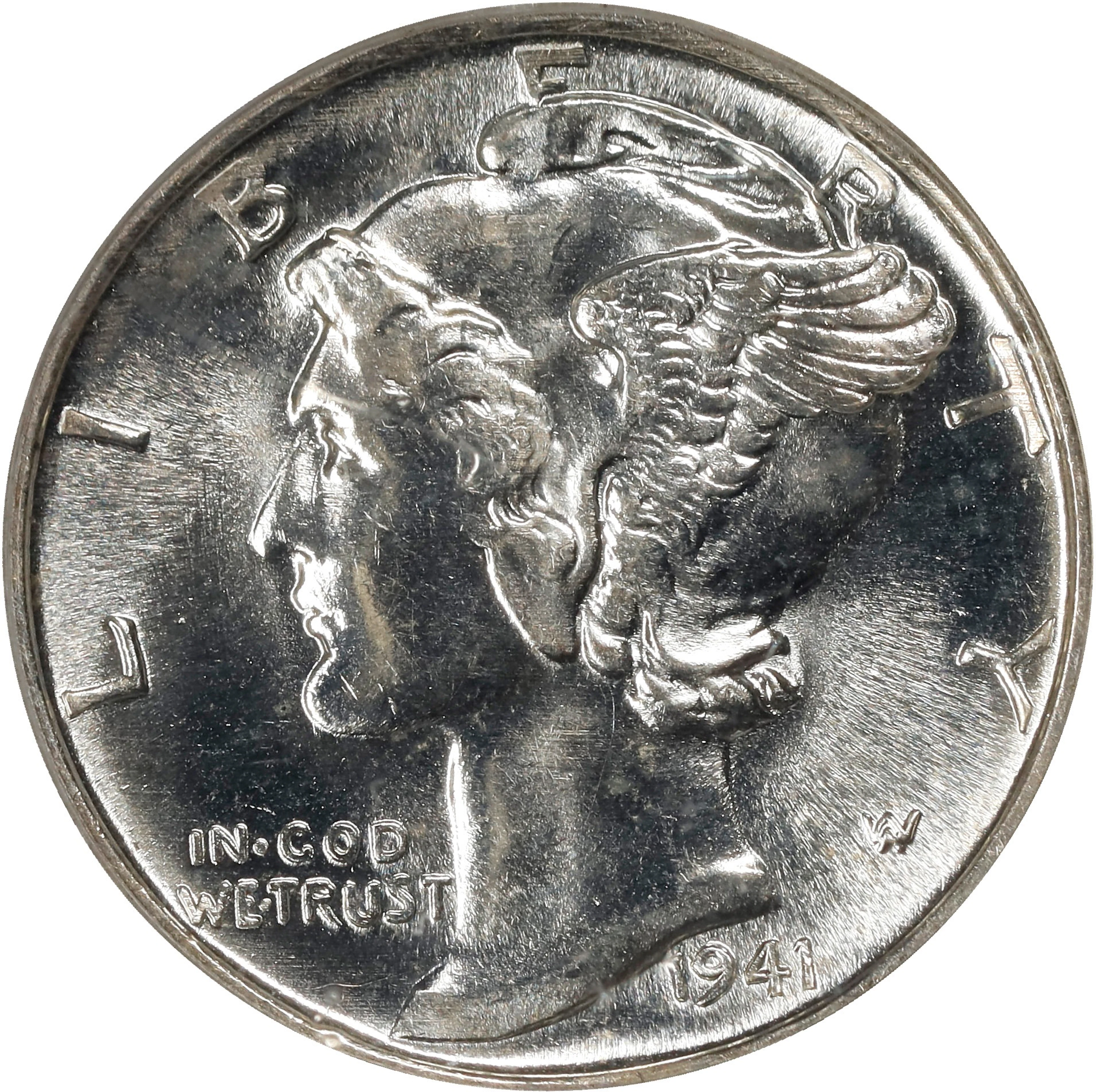 1941-S Mercury Dime. MS-65 FB (PCGS). Gold CAC. OGH Generation 3.0.