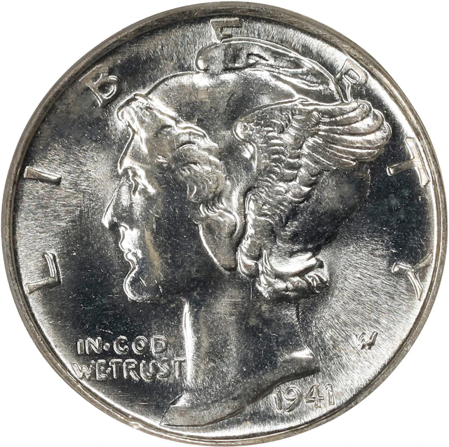 1941-S Mercury Dime. MS-65 FB (PCGS). Gold CAC. OGH Generation 3.0.
