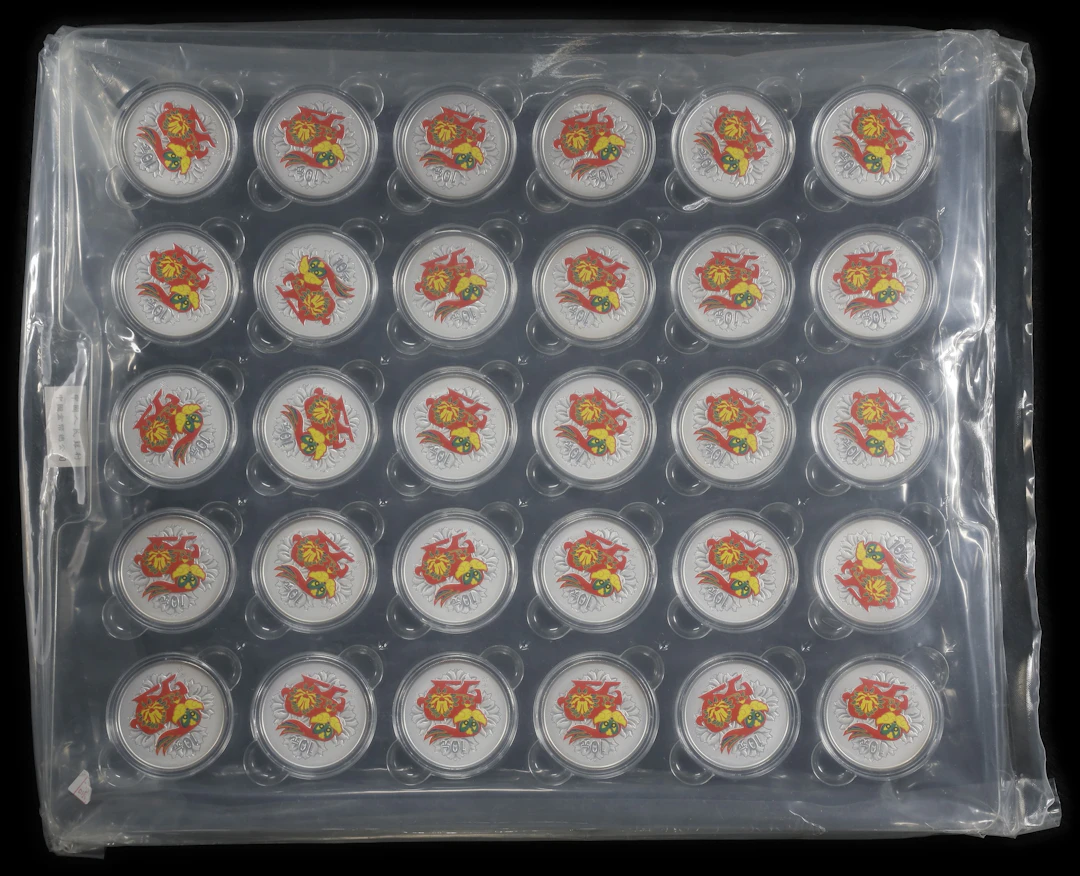 CHINA. Group of Silver 10 Yuan (30 Pieces), 2011. Lunar Series, Year