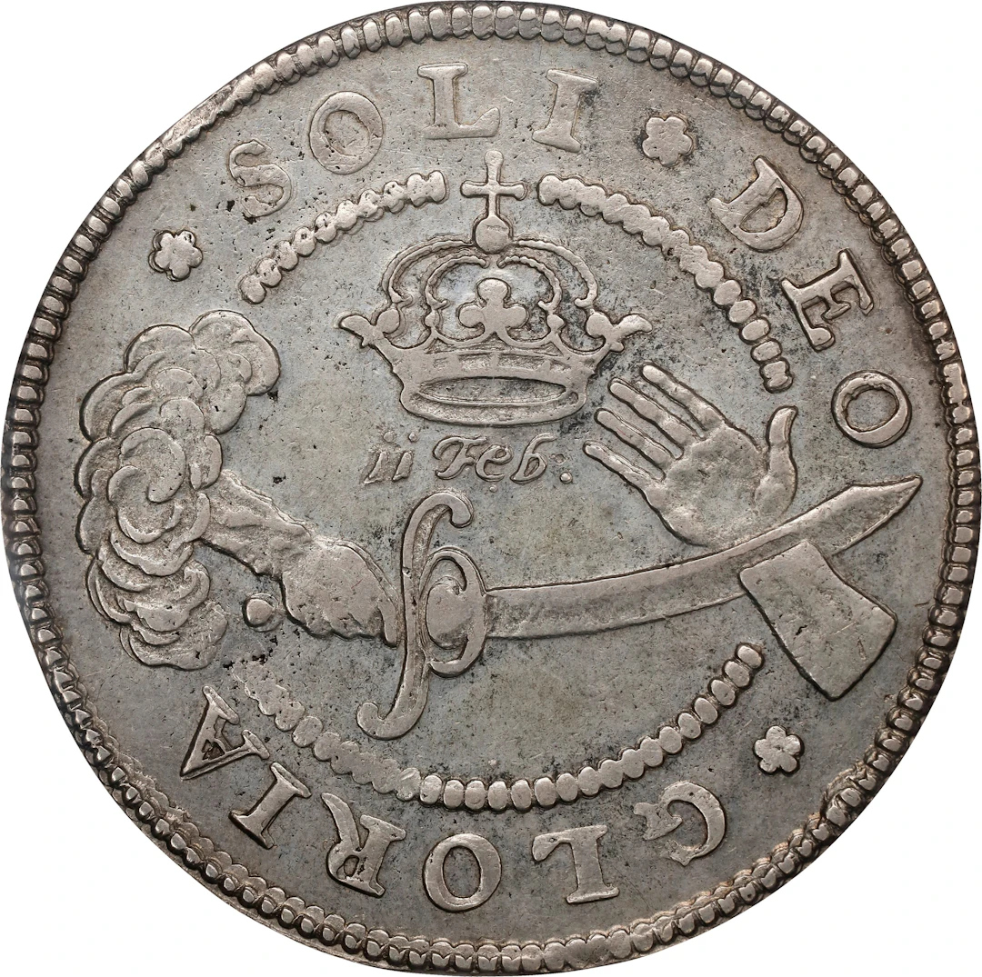 (◊) DENMARK. Krone, 1659. Copenhagen Mint. Frederik III. PCGS AU-50.