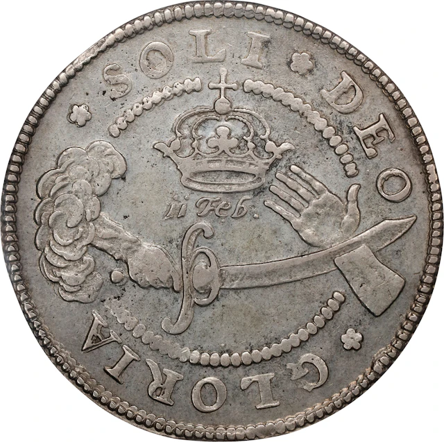 (◊) DENMARK. Krone, 1659. Copenhagen Mint. Frederik III. PCGS AU-50.