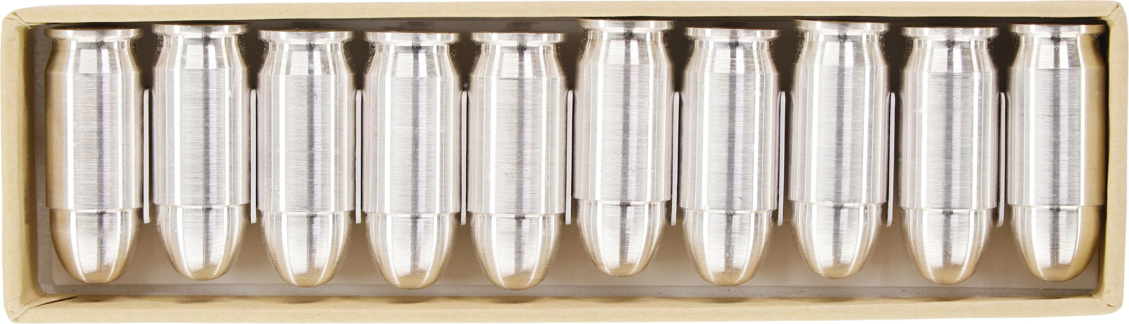 (10 oz, 311.04 g ASW). Lot of (10) Silver Bullet Bullion 1 oz Silver Bullets.