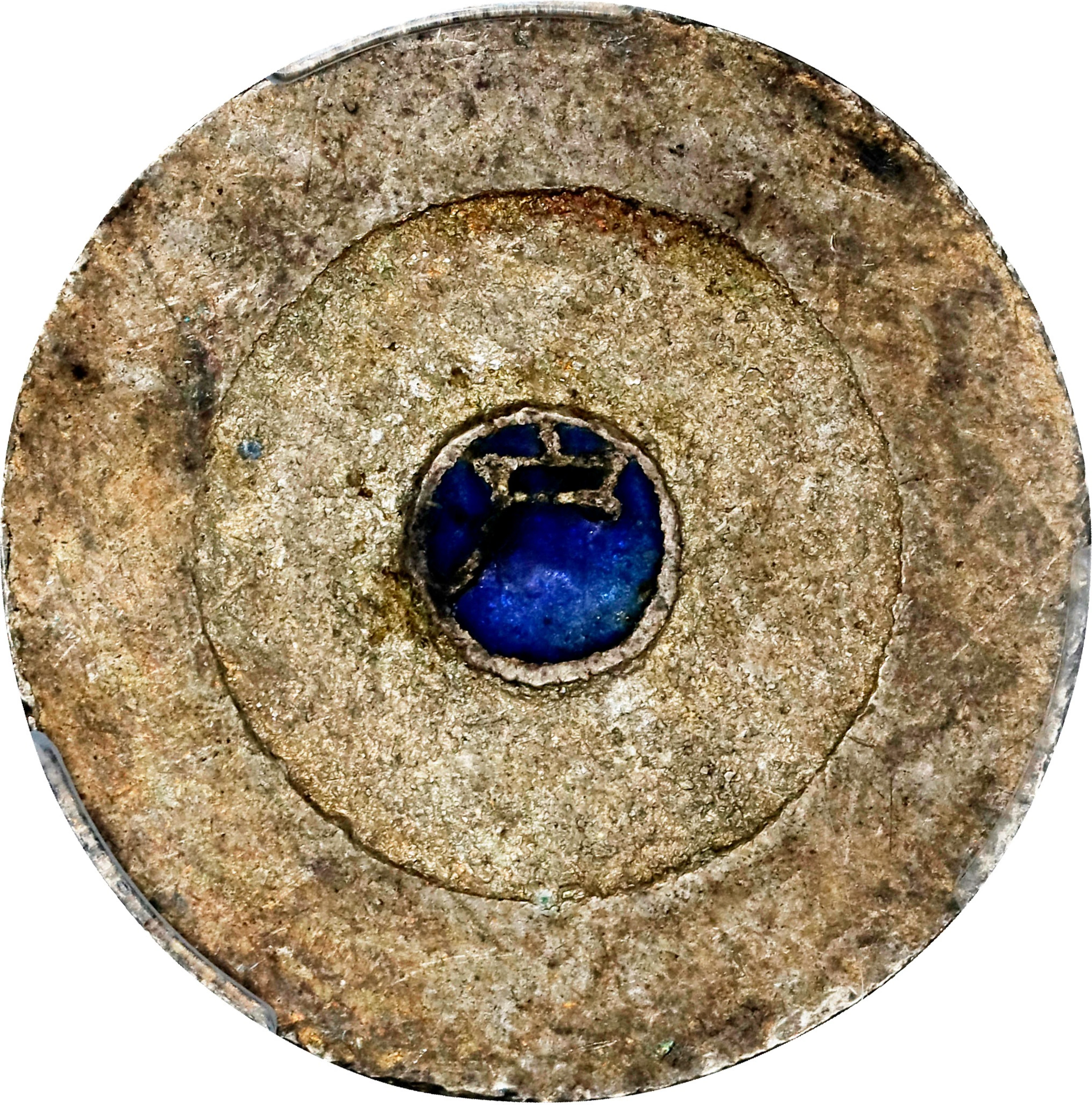 KOREA. Blue Enamel Chon, ND (1882-83). Tae Dong Treasury Mint. Kojong