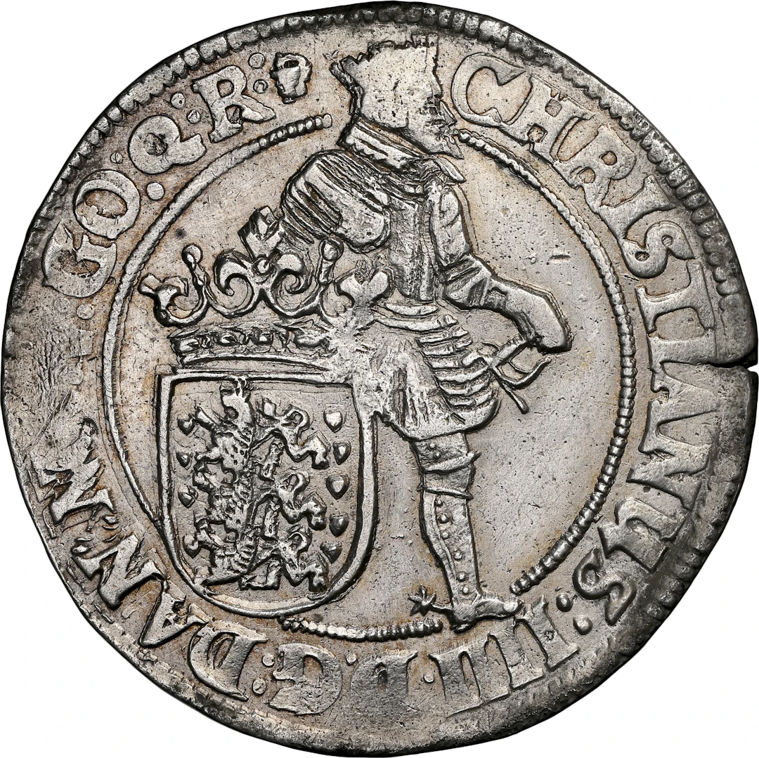 DENMARK. Speciedaler, 1629. Glückstadt Mint. Christian IV. NGC AU