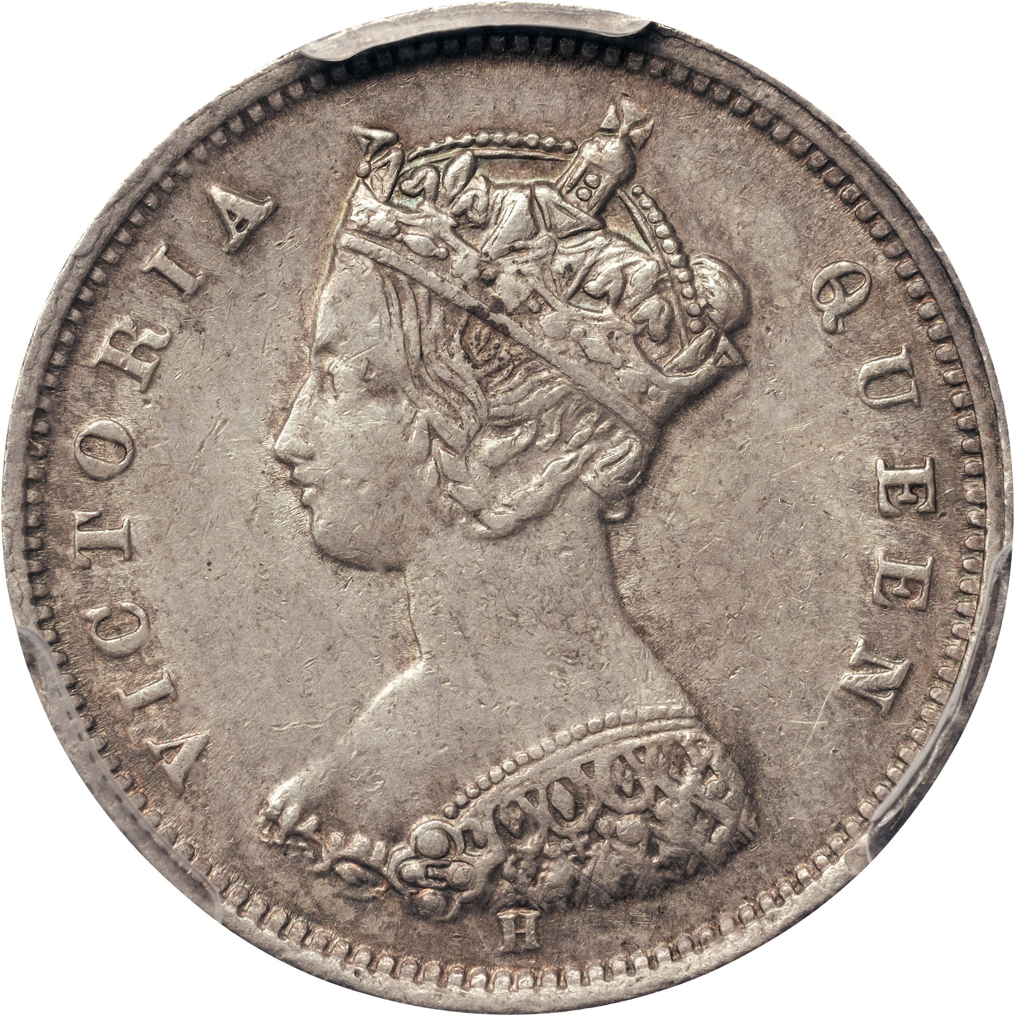 (t) HONG KONG (SAR). 10 Cents, 1872/62-H. Birmingham (Heaton) Mint.