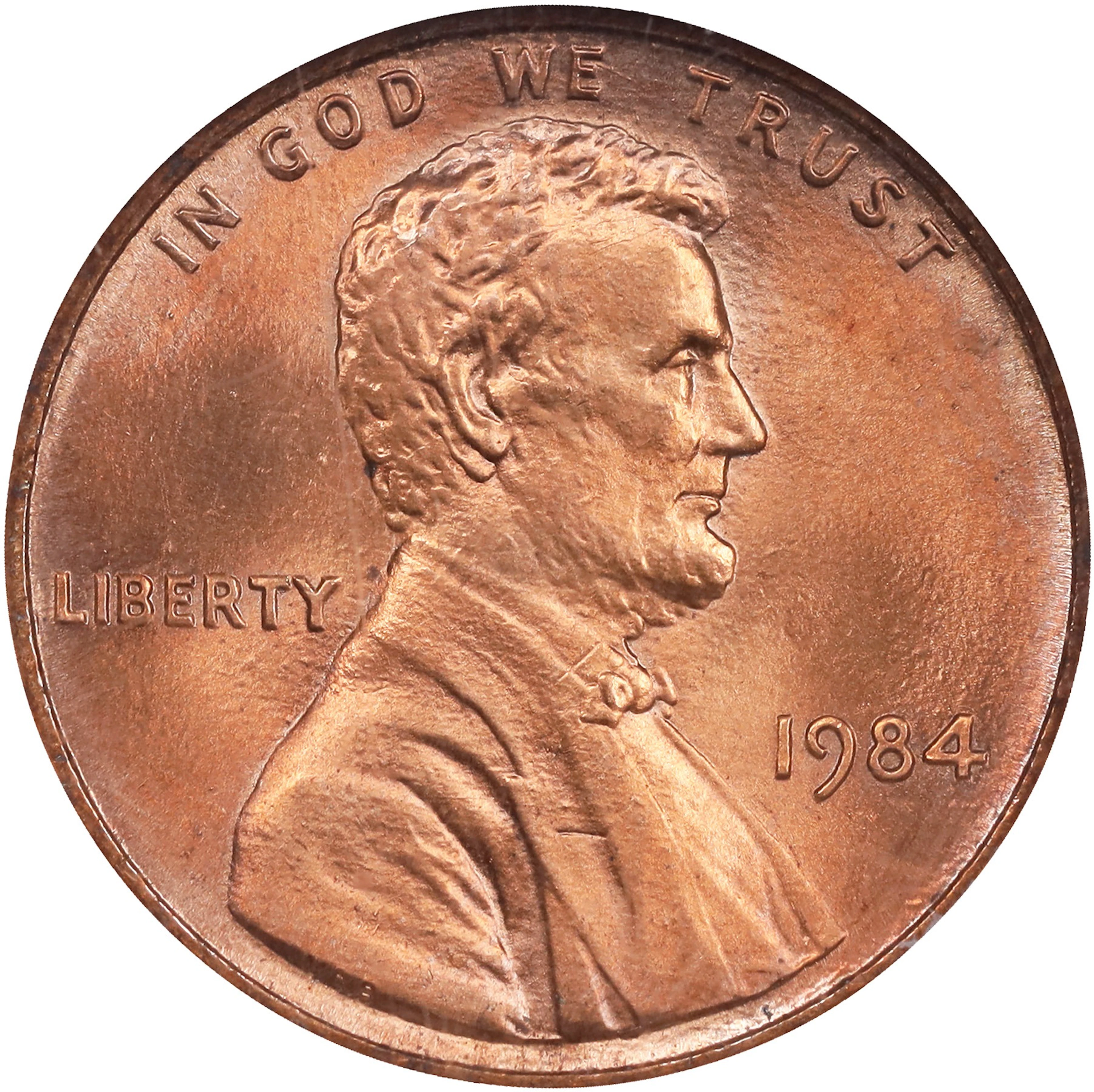 1984 Lincoln Cent. FS-102. Doubled Die Obverse. MS-66 RB (NGC).