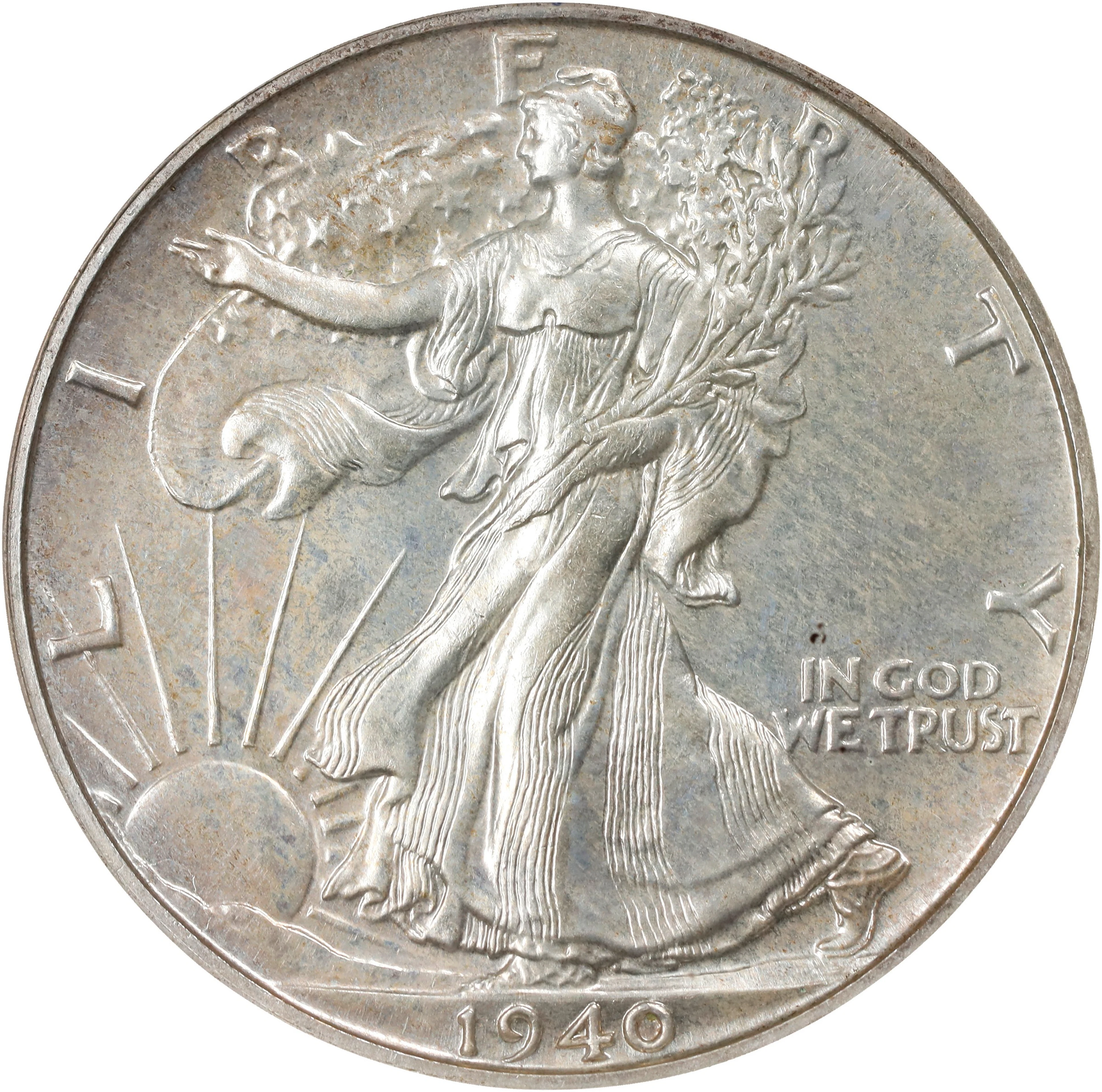 1940 Walking Liberty Half Dollar. Proof-66 (NGC).