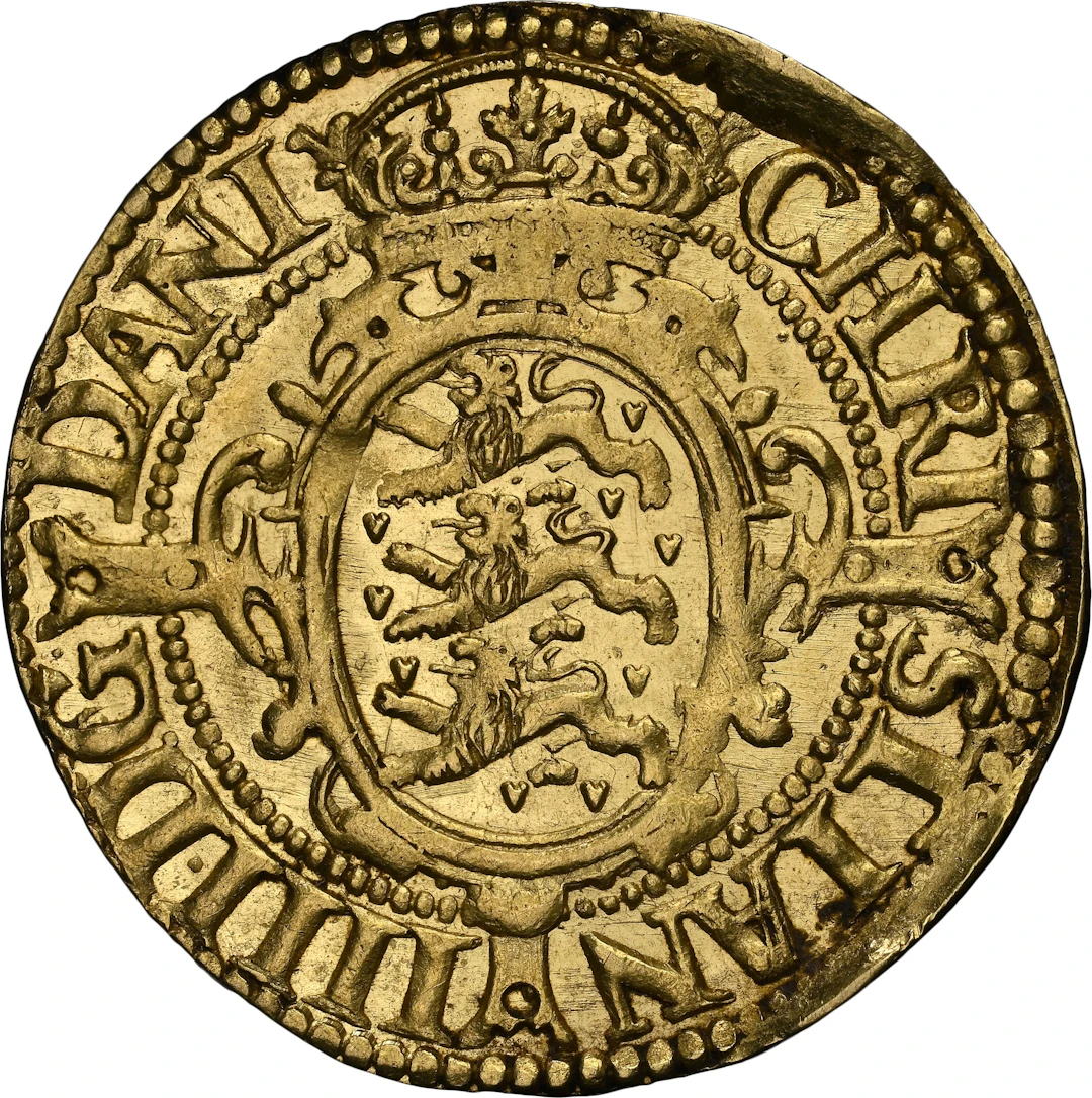 DENMARK. 2 Gold Krone, 1626. Copenhagen Mint. Christian IV. NGC Unc