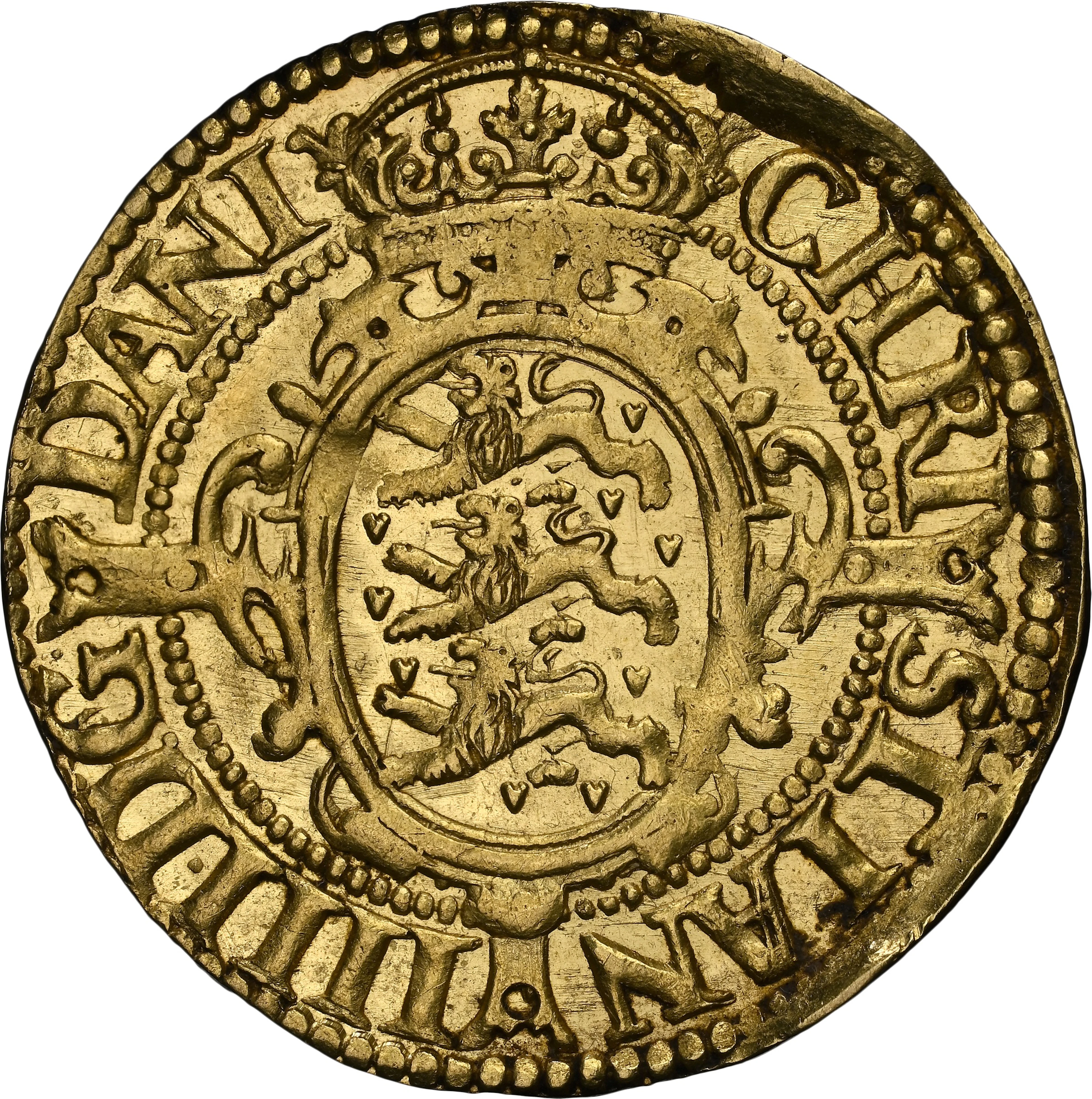 DENMARK. 2 Gold Krone, 1626. Copenhagen Mint. Christian IV. NGC Unc