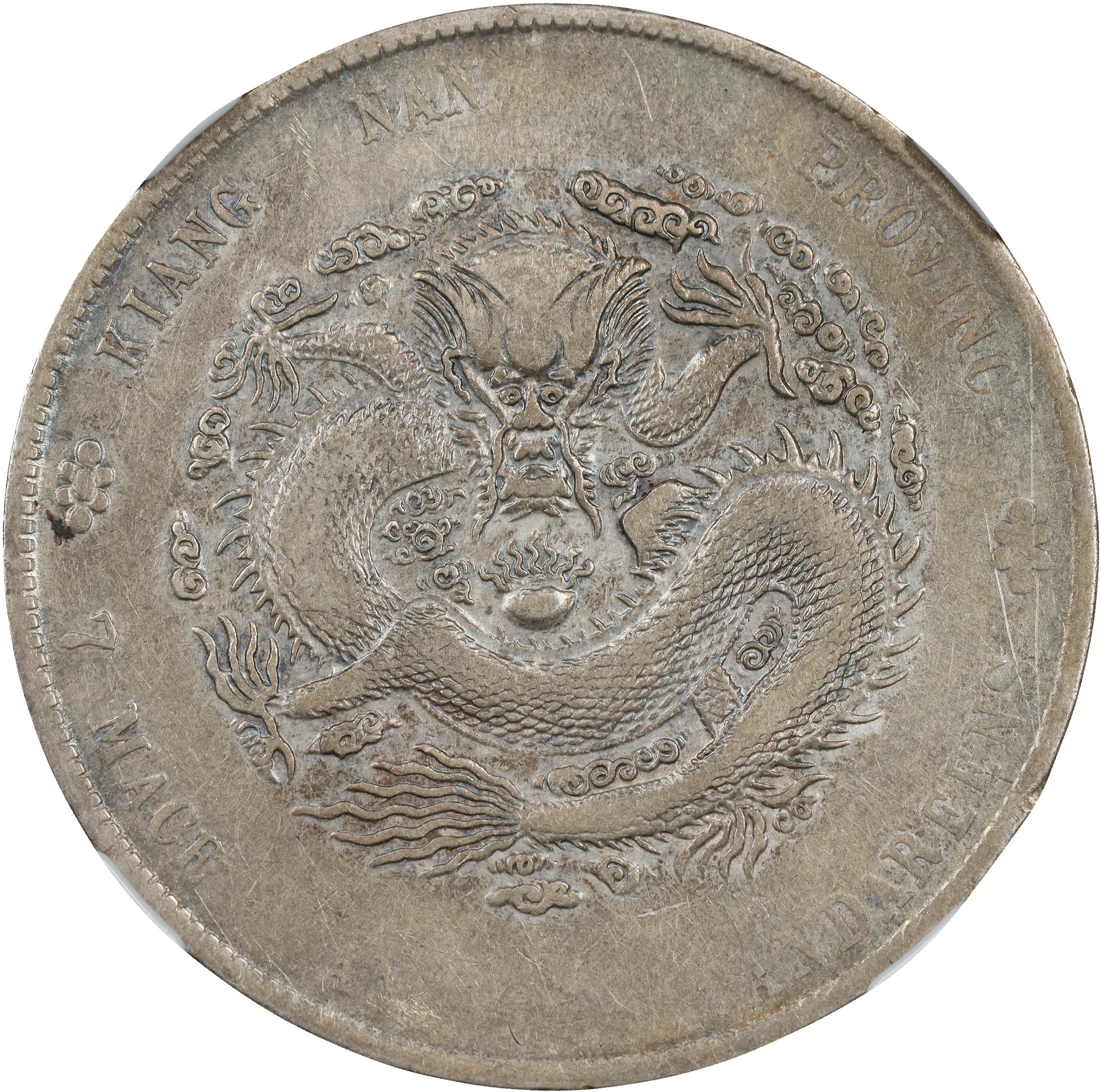 (t) CHINA. Kiangnan. 7 Mace 2 Candareens (Dollar), CD (1902)-HAH.