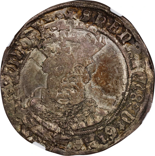 GREAT BRITAIN. Testoon, ND (1544-47). Southwark Mint; mm: S. Henry