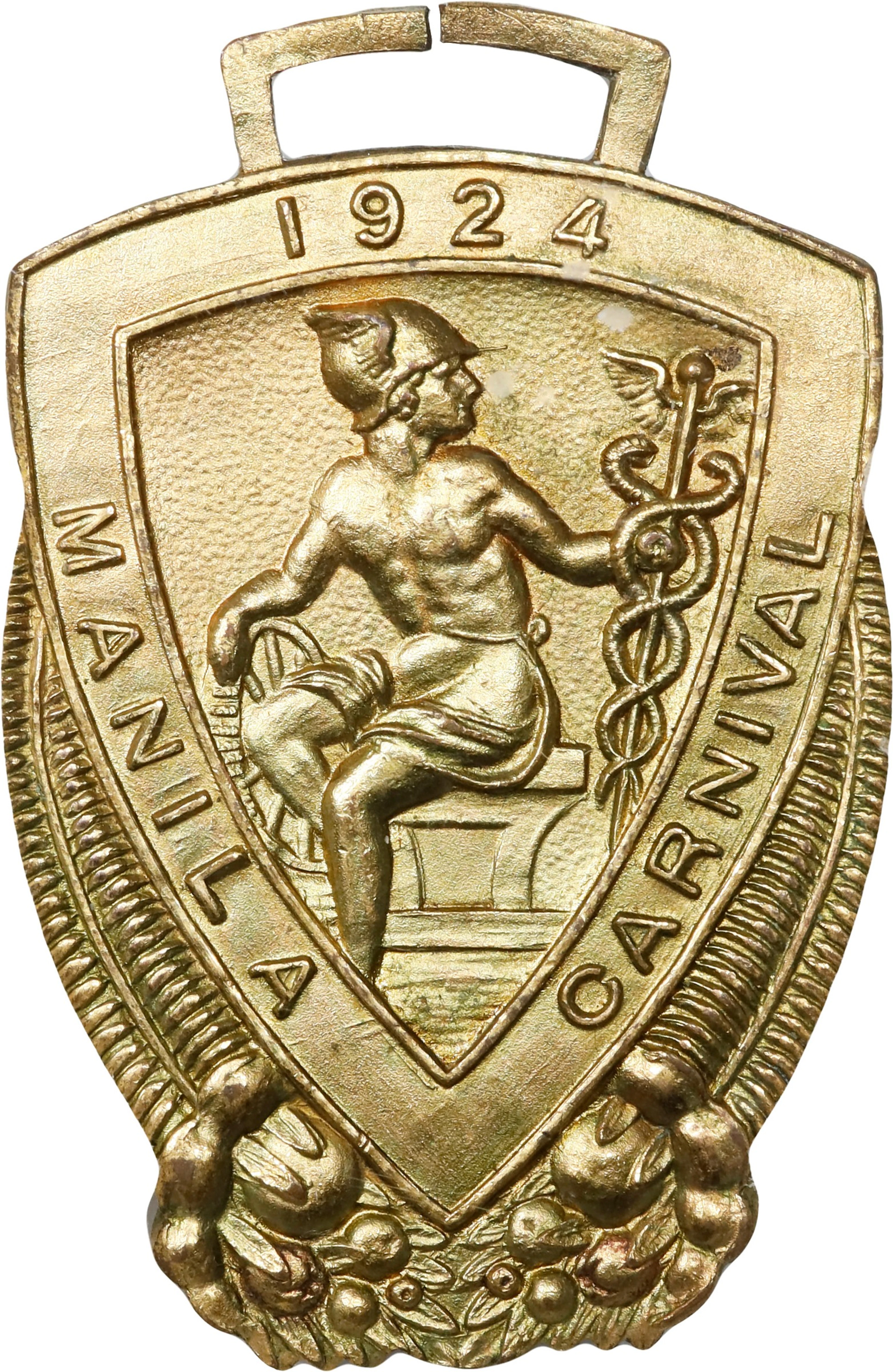 PHILIPPINES. Manila. Carnival Gilt Bronze Medal, 1924. PCGS MS-62.