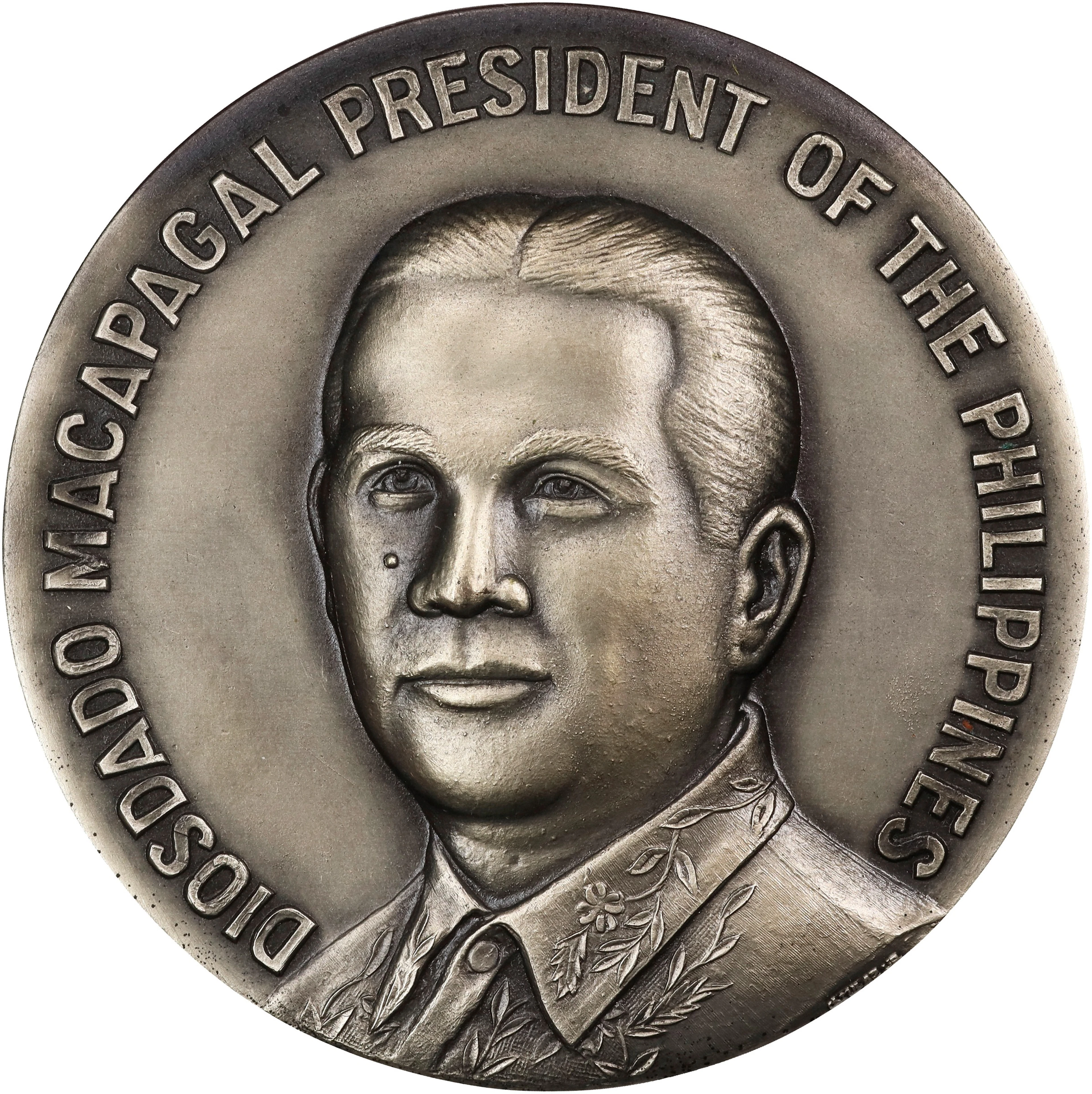 PHILIPPINES. Fourth Centennial Anniversary Silvered Bronze Medal
