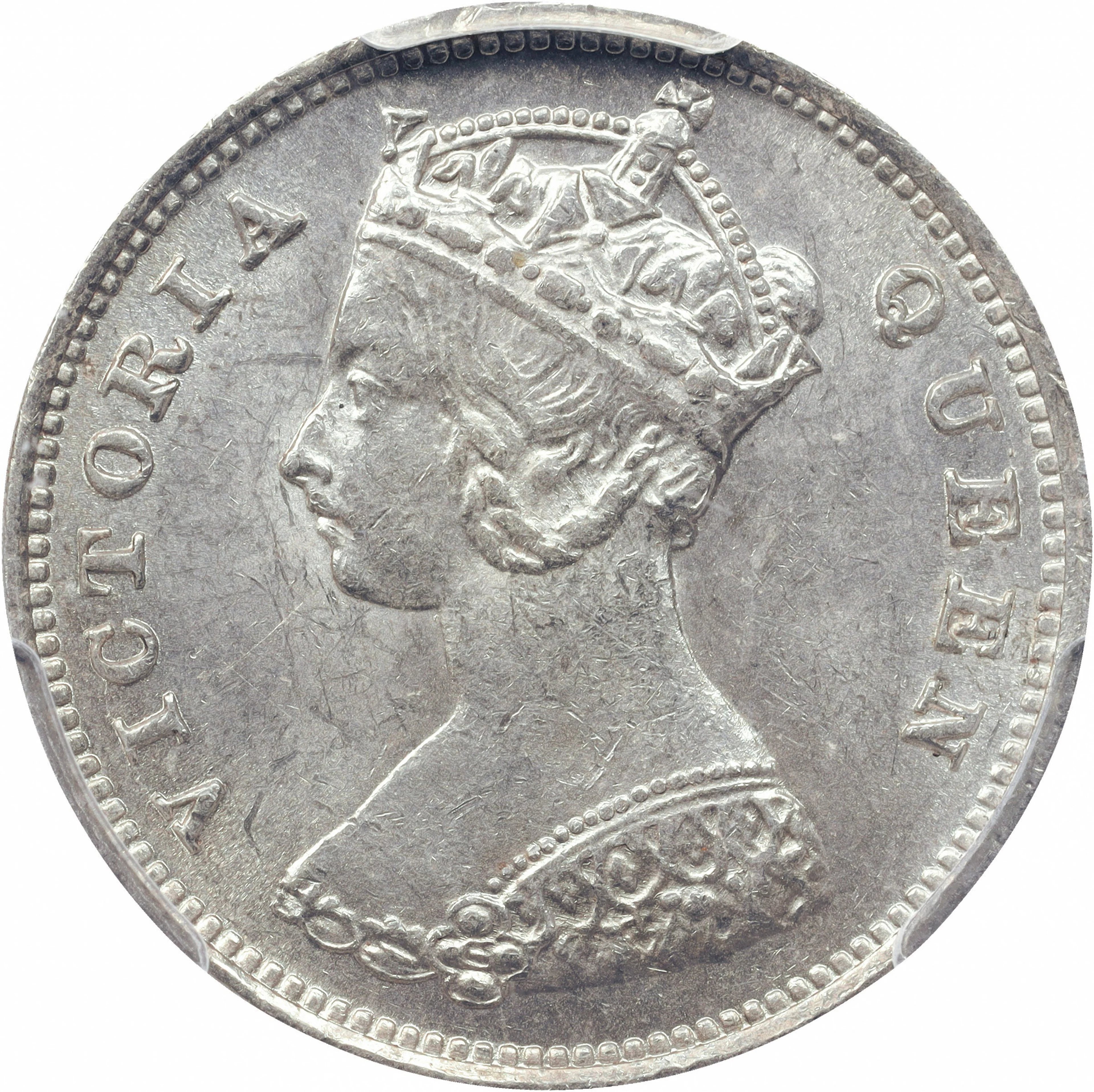 (t) HONG KONG (SAR). 10 Cents, 1896. Hong Kong Mint. Victoria. PCGS MS-62.