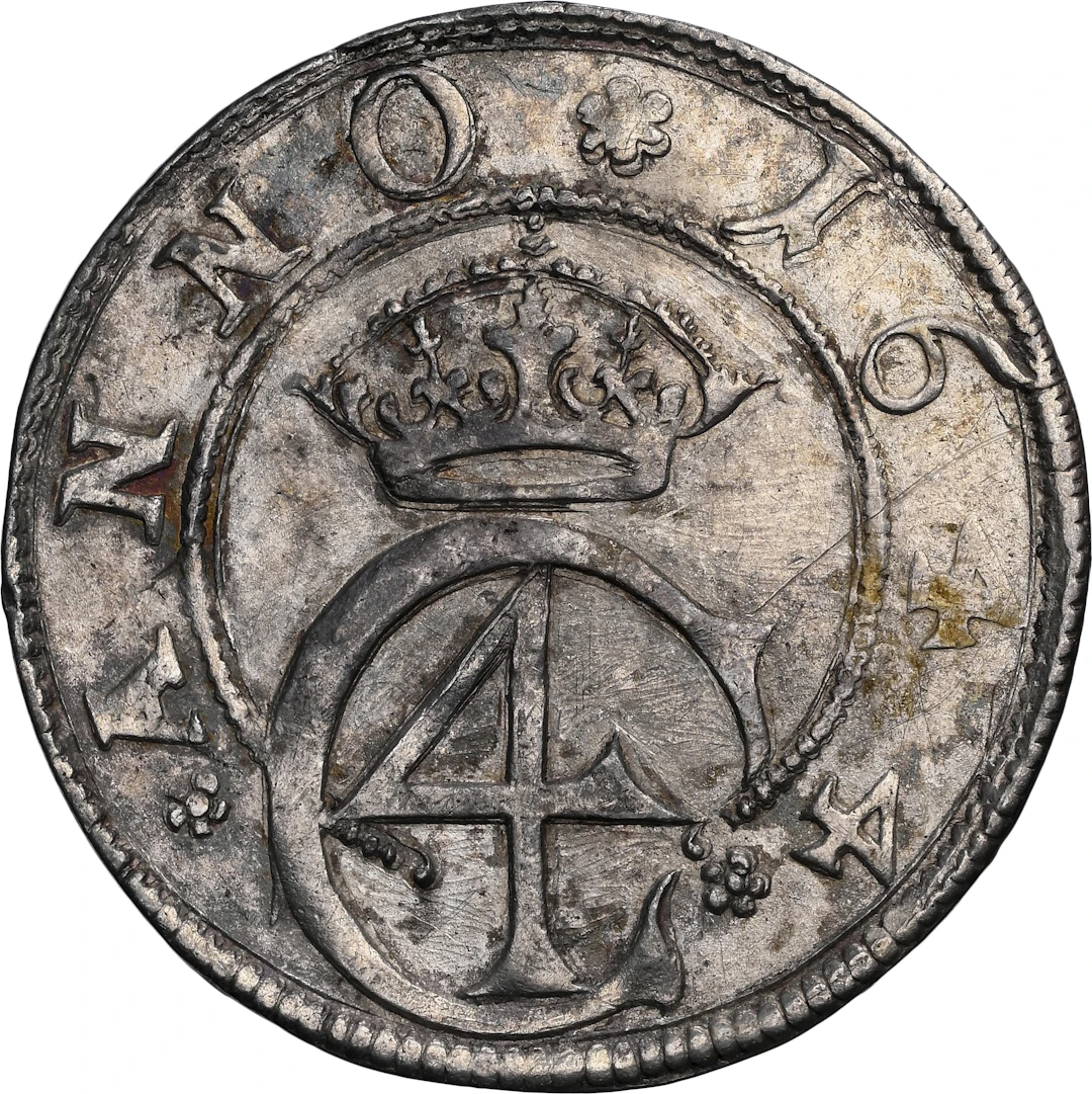 DENMARK. Pattern 20 Skilling, 1644. Copenhagen Mint. Christian IV.