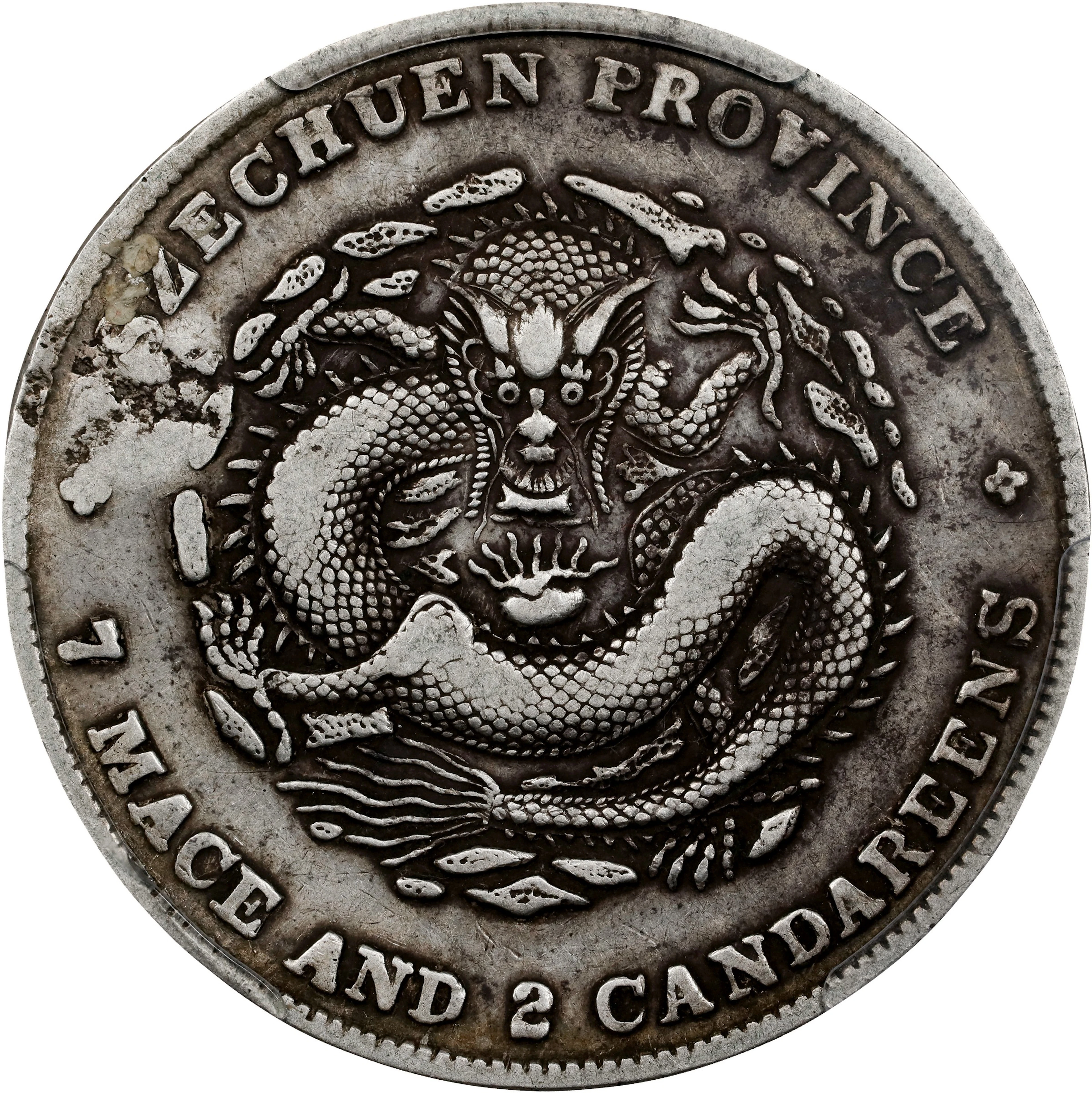 (t) CHINA. Szechuan. 7 Mace 2 Candareens (Dollar), ND (1901-08). Chengdu