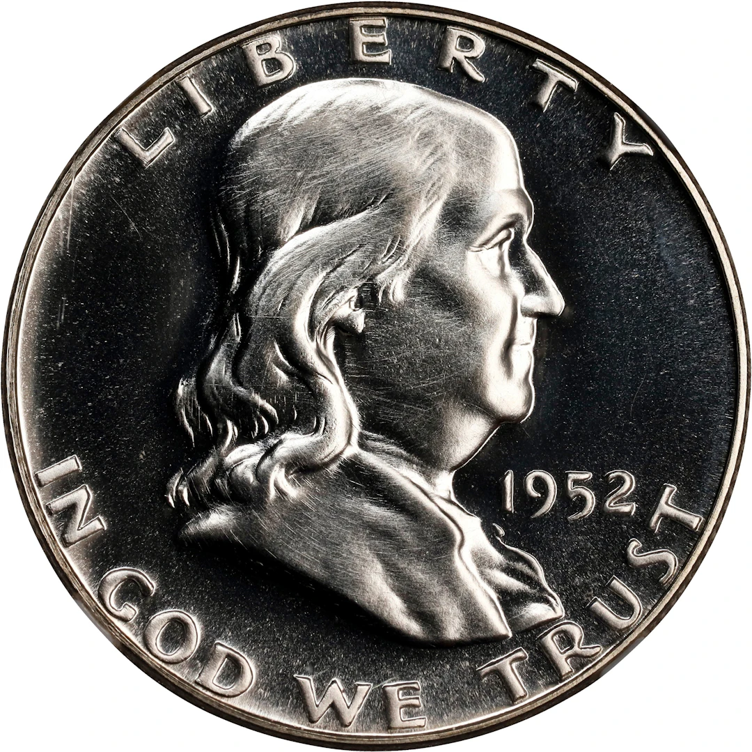 1952 Franklin Half Dollar. Proof-67 (NGC).