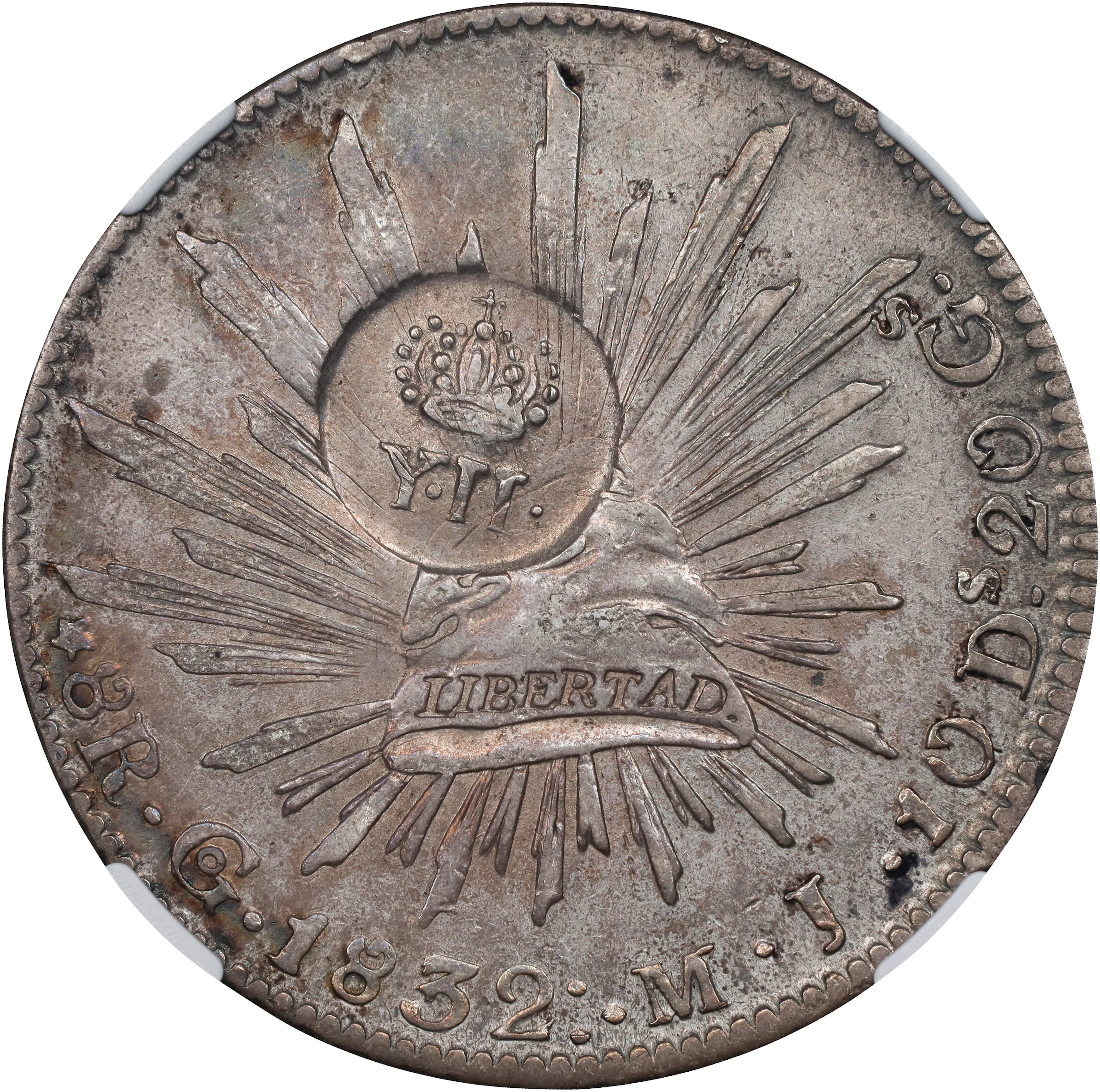 PHILIPPINES. Philippines - Mexico. 8 Reales, ND (1834-37). Manila