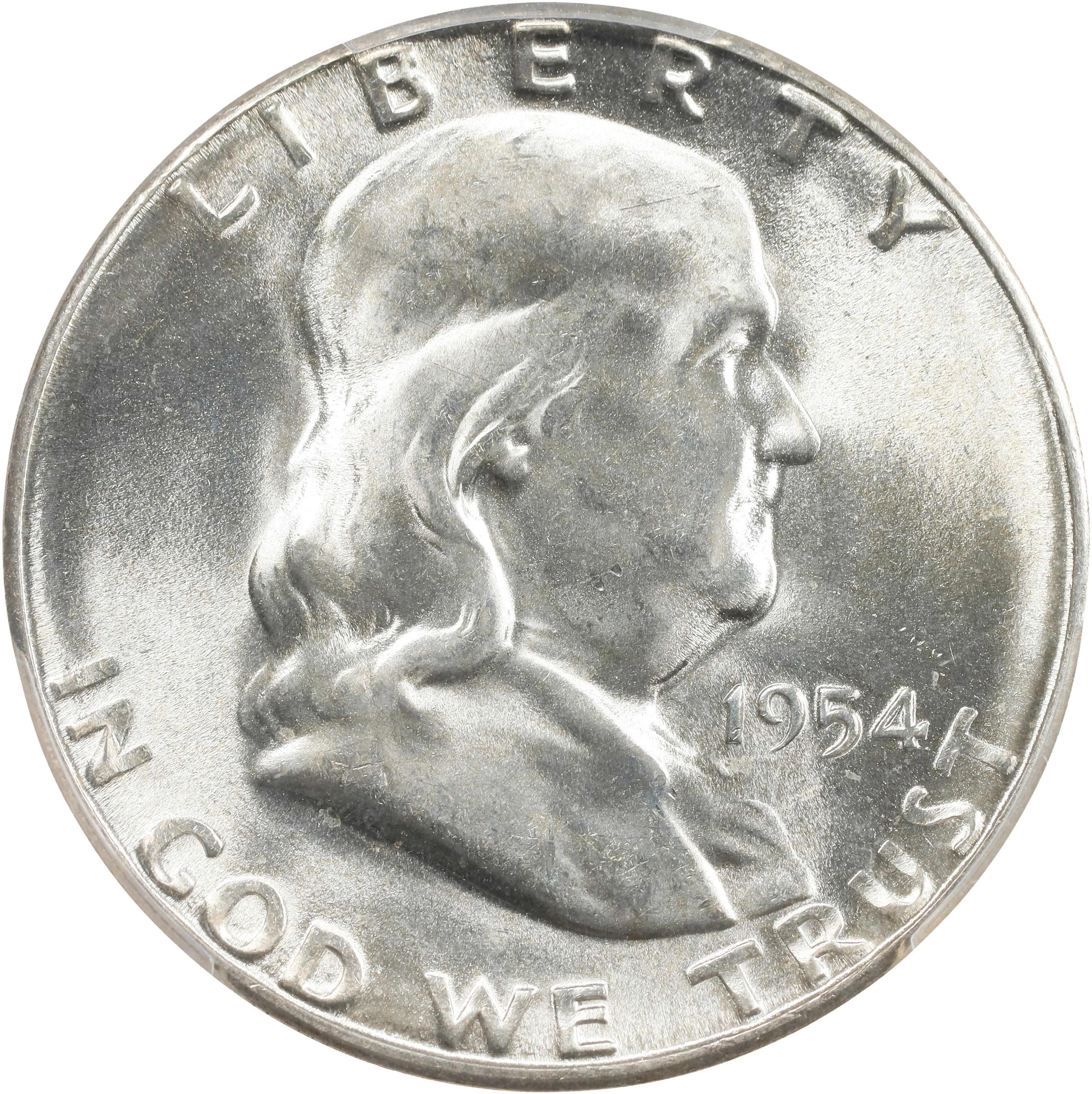 1954-S Franklin Half Dollar. MS-66 FBL (PCGS).