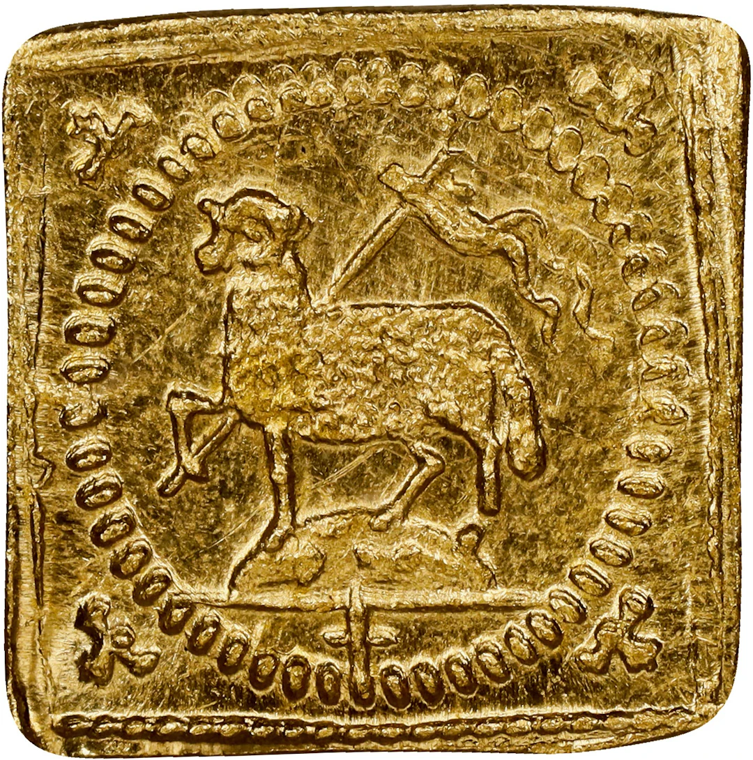 GERMANY. Nuremberg. 1/8 Ducat Klippe, ND (1700)-N. Nuremberg Mint. NGC MS-65.