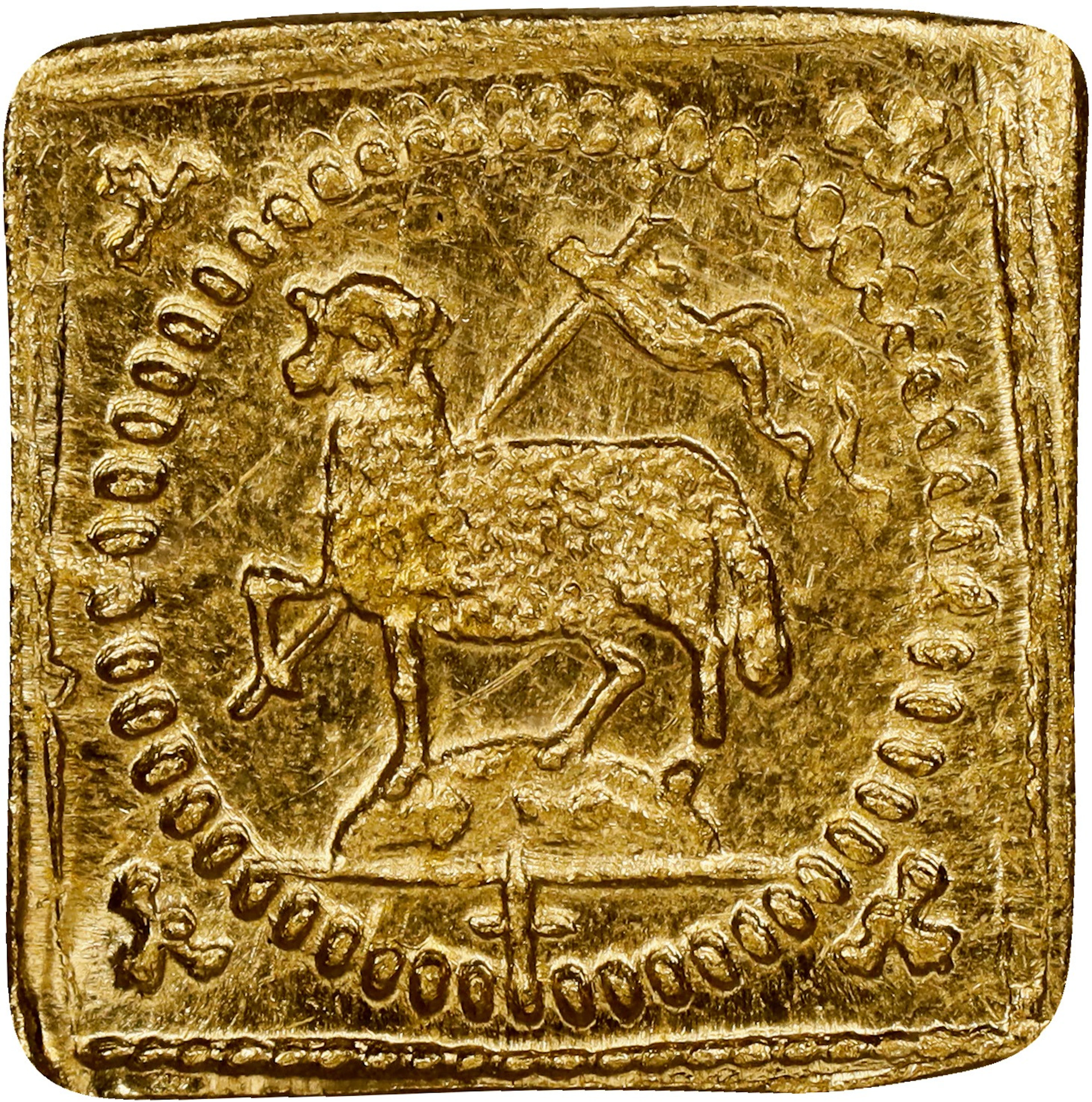 GERMANY. Nuremberg. 1/8 Ducat Klippe, ND (1700)-N. Nuremberg Mint. NGC MS-65.