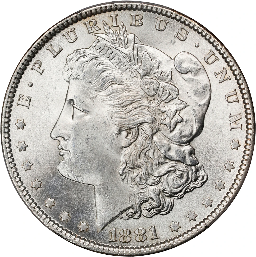 1881 Morgan Silver Dollar. MS-65 (PCGS).